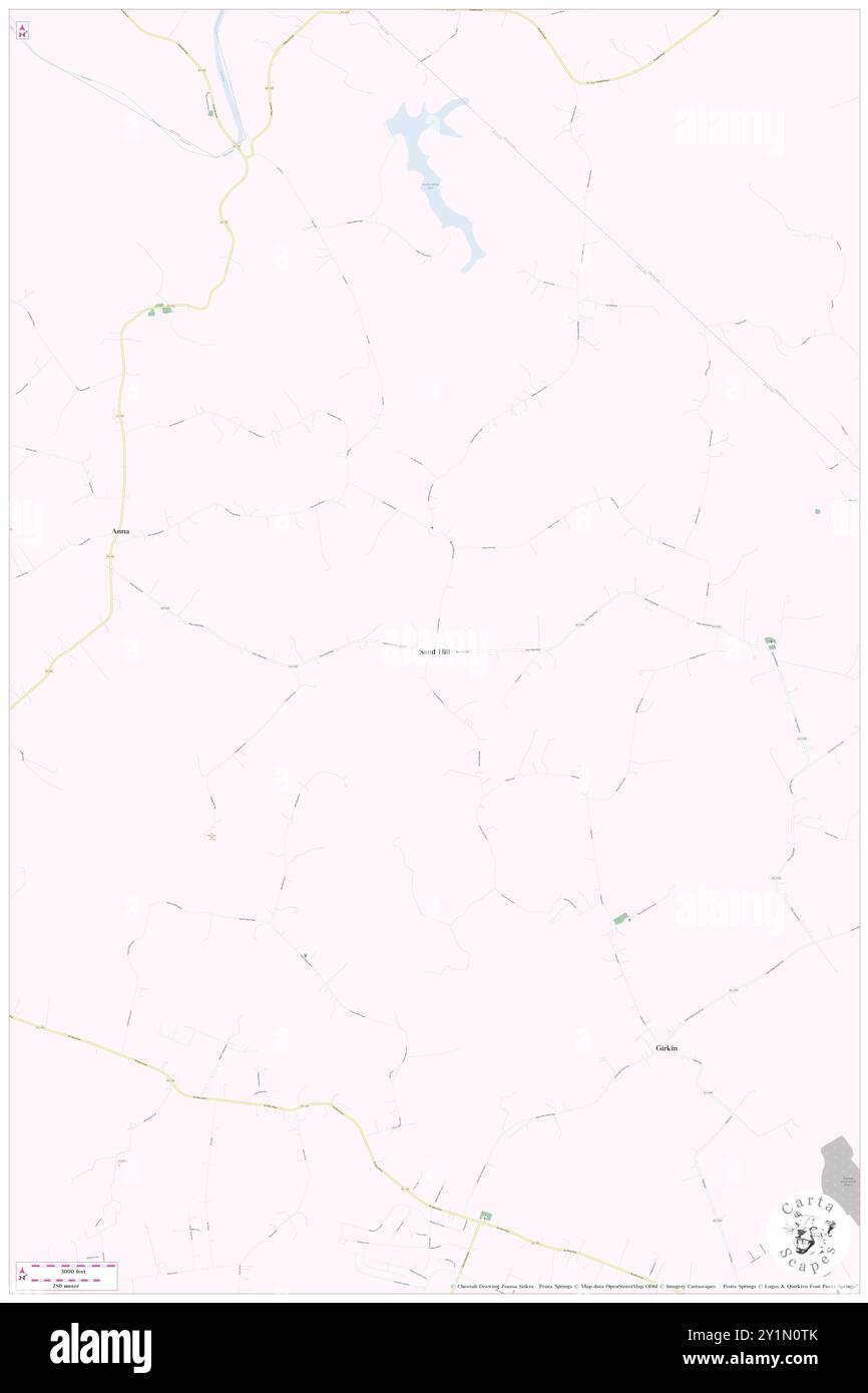 Sand Hill, Warren County, USA, USA, Kentucky, n 37 6' 18'', S 86 23' 8'', Karte, Cartascapes Map, veröffentlicht 2024. Erkunden Sie Cartascapes, eine Karte, die die vielfältigen Landschaften, Kulturen und Ökosysteme der Erde enthüllt. Reisen Sie durch Zeit und Raum und entdecken Sie die Verflechtungen der Vergangenheit, Gegenwart und Zukunft unseres Planeten. Stockfoto