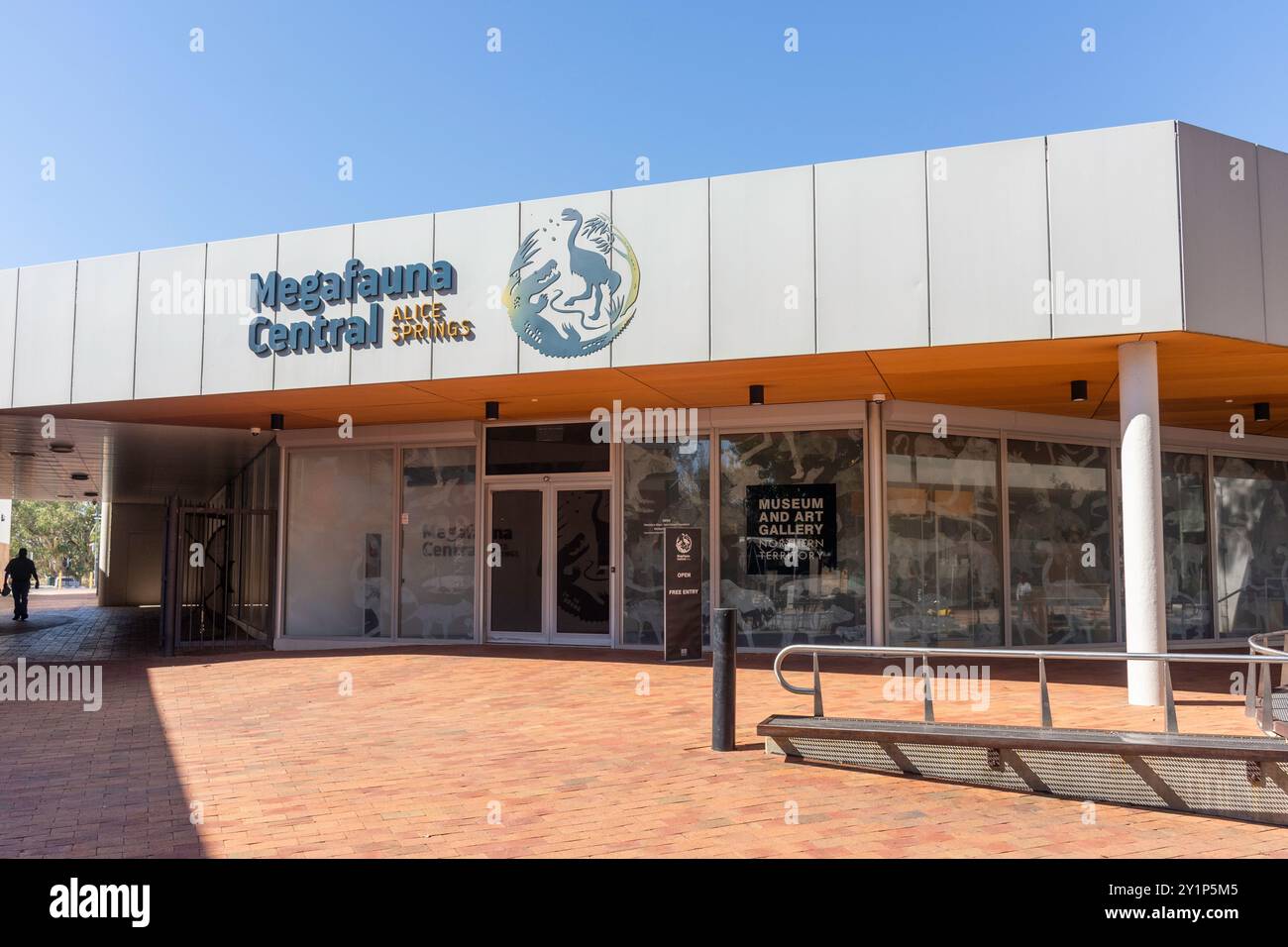Megafauna Central Archaeological Museum, Todd Street, Alice Springs, Northern Territory, Australien Stockfoto