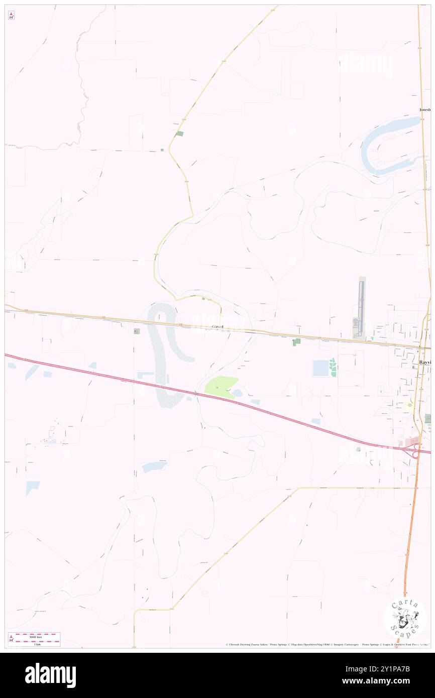 Girard, Richland Parish, USA, USA, Louisiana, n 32 28' 54''', S 91 48' 23'', Karte, Cartascapes Map, veröffentlicht 2024. Erkunden Sie Cartascapes, eine Karte, die die vielfältigen Landschaften, Kulturen und Ökosysteme der Erde enthüllt. Reisen Sie durch Zeit und Raum und entdecken Sie die Verflechtungen der Vergangenheit, Gegenwart und Zukunft unseres Planeten. Stockfoto