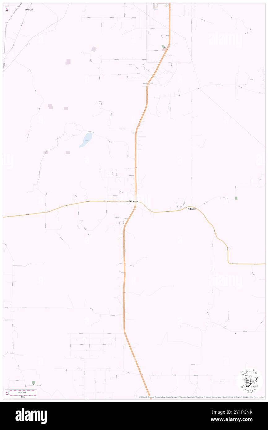 Kickapoo, de Soto Parish, USA, USA, Louisiana, n 32 11' 36''', S 93 50 ...