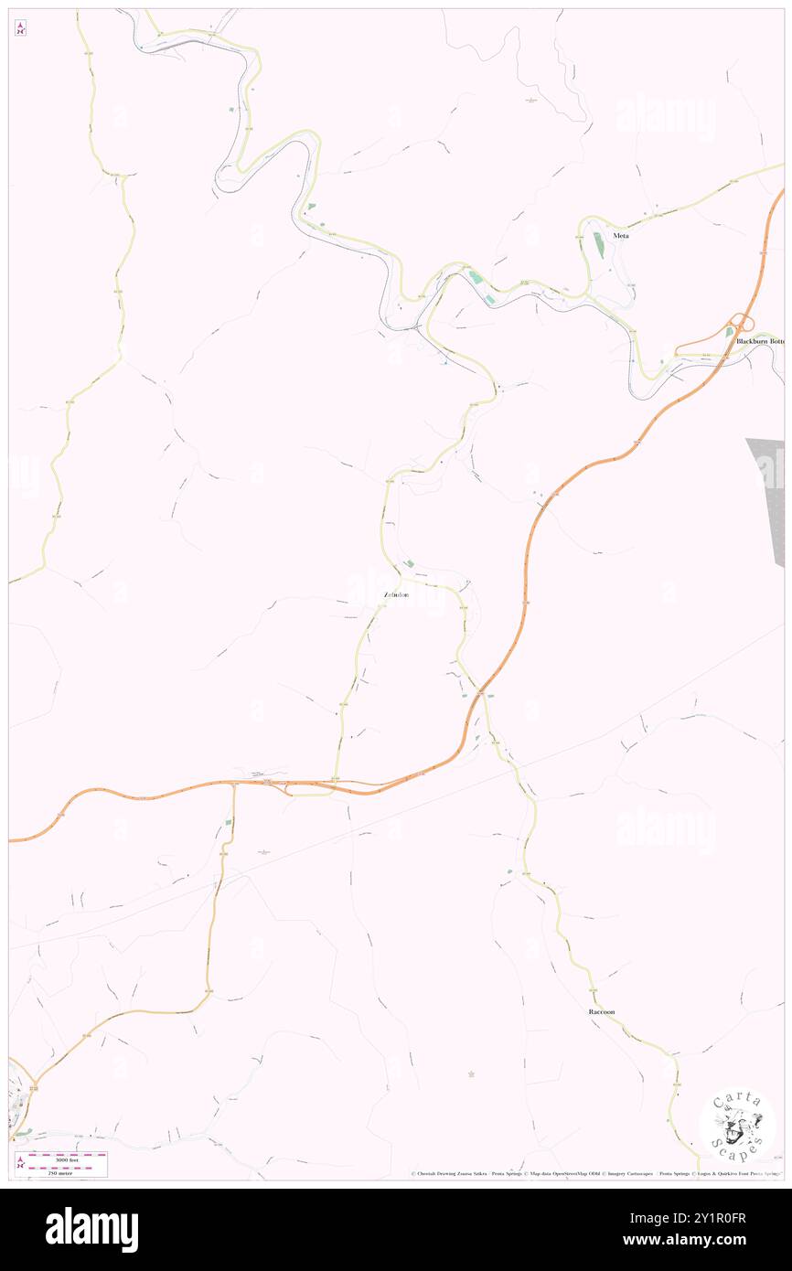 Zebulon, Pike County, USA, USA, Kentucky, n 37 32' 0'', S 82 27' 59'', Karte, Cartascapes Map, veröffentlicht 2024. Erkunden Sie Cartascapes, eine Karte, die die vielfältigen Landschaften, Kulturen und Ökosysteme der Erde enthüllt. Reisen Sie durch Zeit und Raum und entdecken Sie die Verflechtungen der Vergangenheit, Gegenwart und Zukunft unseres Planeten. Stockfoto