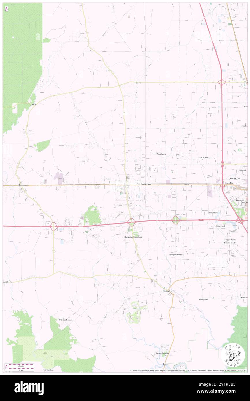 Albany, Livingston Parish, USA, USA, Louisiana, n 30 30' 15'', S 90 34' 56'', Karte, Cartascapes Map, veröffentlicht 2024. Erkunden Sie Cartascapes, eine Karte, die die vielfältigen Landschaften, Kulturen und Ökosysteme der Erde enthüllt. Reisen Sie durch Zeit und Raum und entdecken Sie die Verflechtungen der Vergangenheit, Gegenwart und Zukunft unseres Planeten. Stockfoto