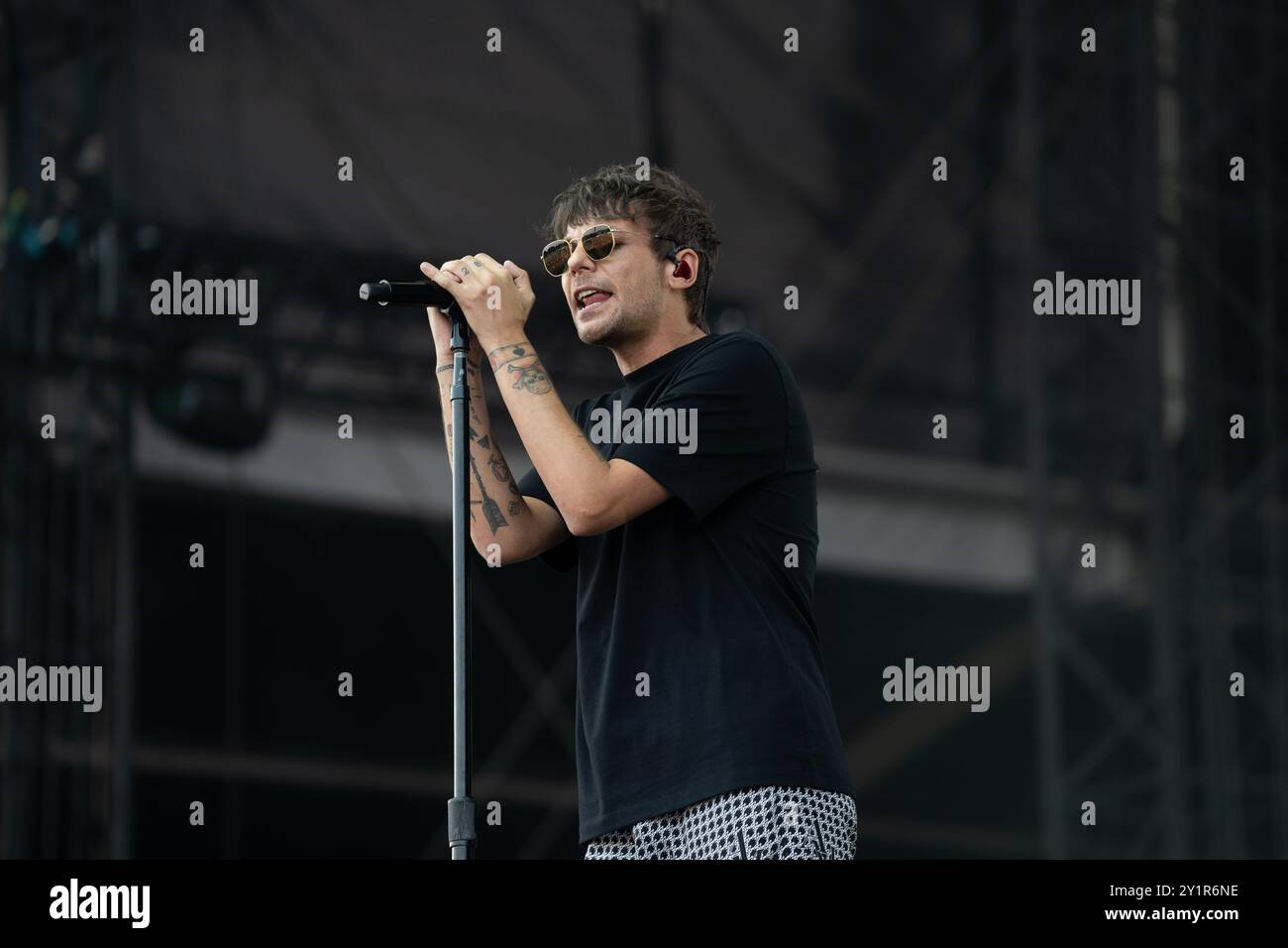 Lollapalooza 2024, Berlin, Deutschland, 7. September 2024, Louis Tomlinson. Quelle: Colin Darbyshire/Alamy Live News Stockfoto