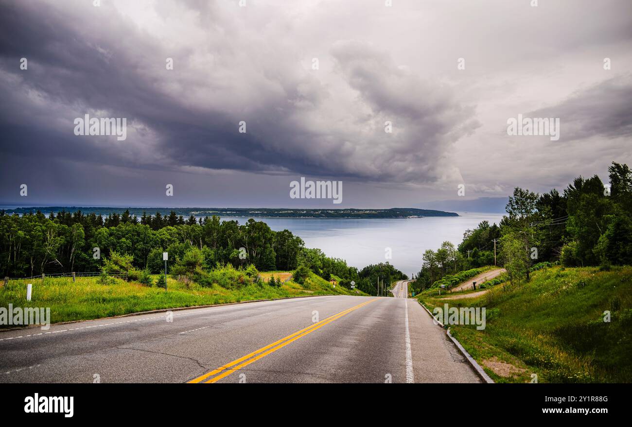 Charlevoix Landscape, Quebec, Kanada Stockfoto