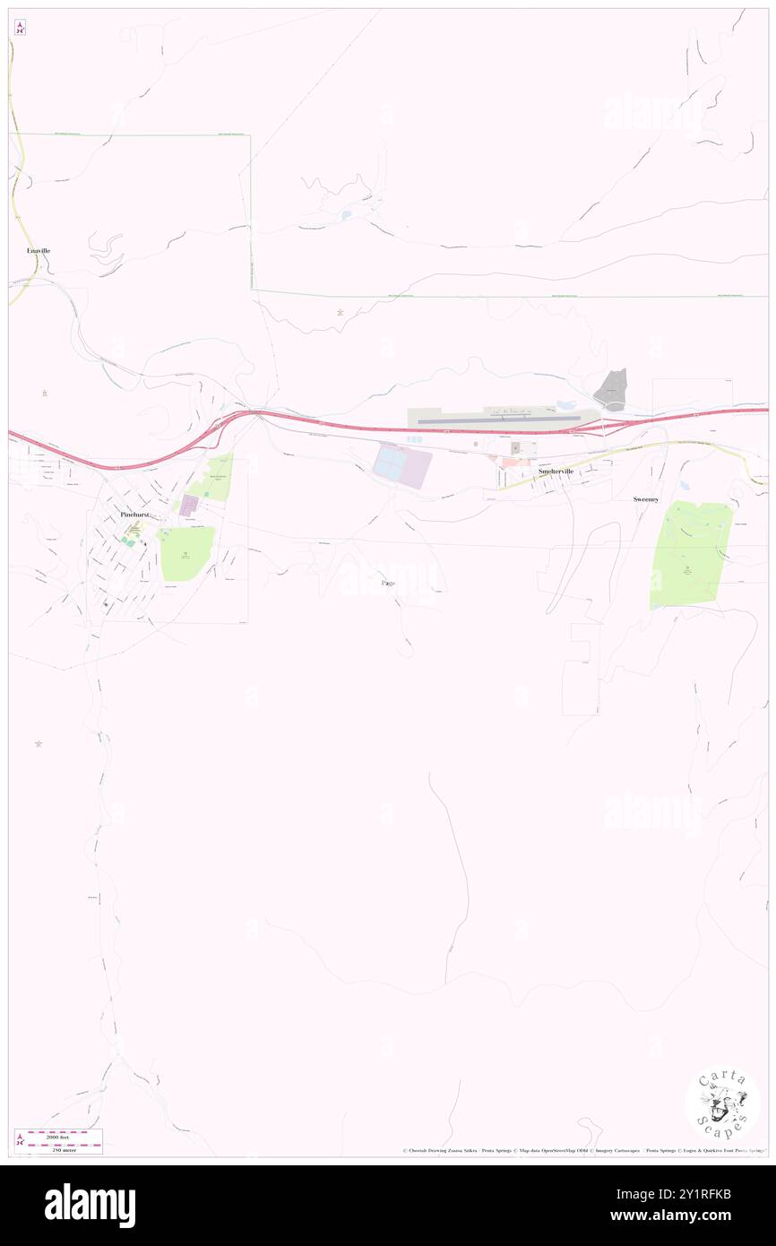 Page, Shoshone County, USA, USA, Idaho, n 47 31' 57'', S 116 12' 13'', Karte, Cartascapes Map, veröffentlicht 2024. Erkunden Sie Cartascapes, eine Karte, die die vielfältigen Landschaften, Kulturen und Ökosysteme der Erde enthüllt. Reisen Sie durch Zeit und Raum und entdecken Sie die Verflechtungen der Vergangenheit, Gegenwart und Zukunft unseres Planeten. Stockfoto