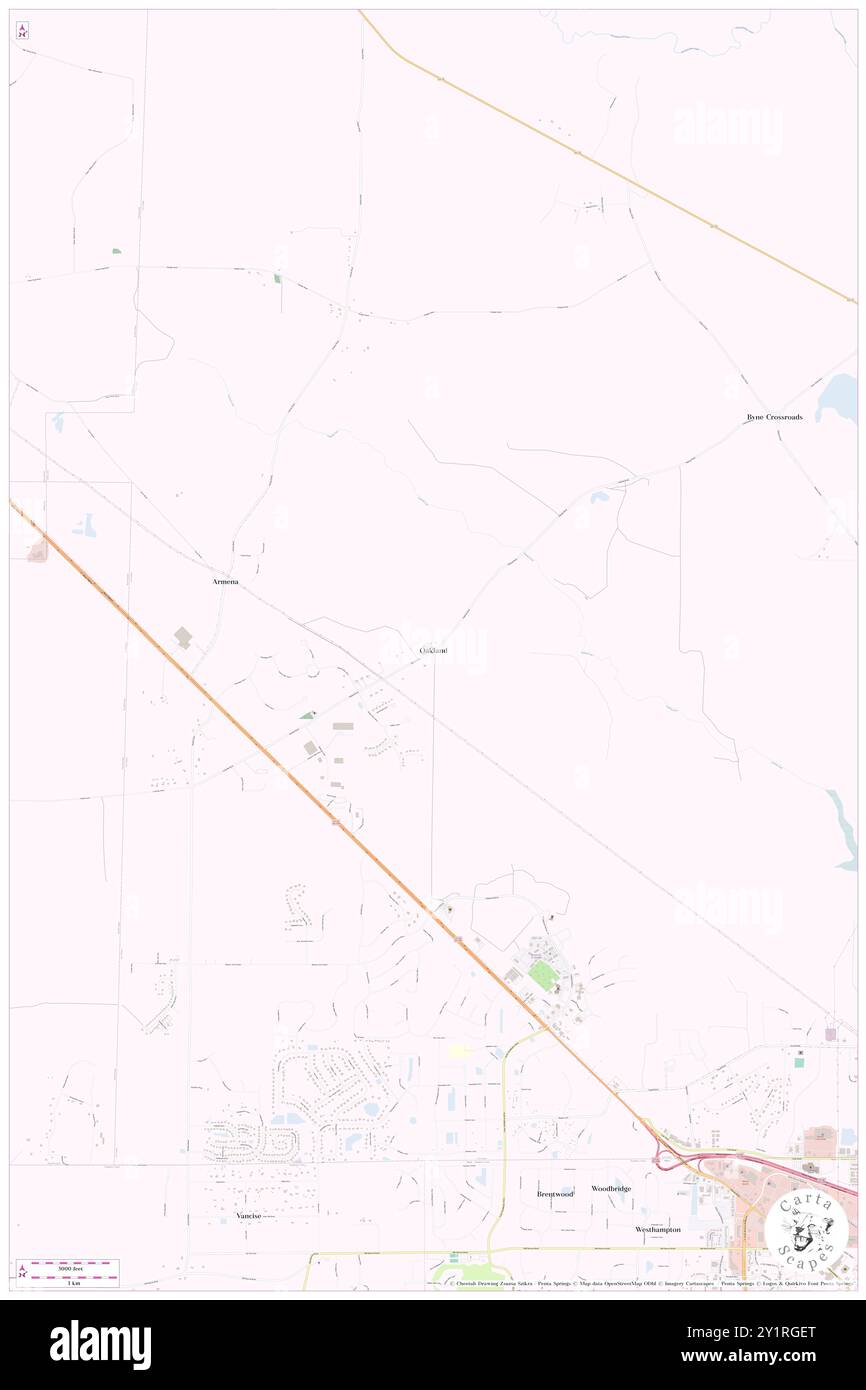 Oakland, Lee County, USA, USA, Georgia, n 31 40' 26'', S 84 15' 35'', Karte, Cartascapes Map, veröffentlicht 2024. Erkunden Sie Cartascapes, eine Karte, die die vielfältigen Landschaften, Kulturen und Ökosysteme der Erde enthüllt. Reisen Sie durch Zeit und Raum und entdecken Sie die Verflechtungen der Vergangenheit, Gegenwart und Zukunft unseres Planeten. Stockfoto