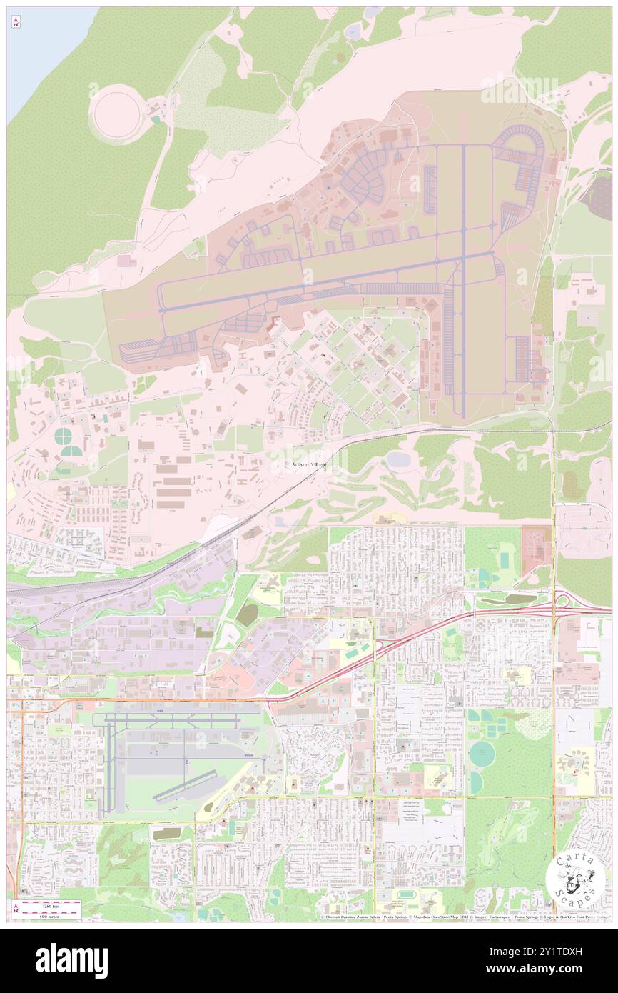 Wilson Village, Anchorage Municipality, USA, USA, Alaska, n 61 14' 11'', S 149 49' 9'', Karte, Cartascapes Map, veröffentlicht 2024. Erkunden Sie Cartascapes, eine Karte, die die vielfältigen Landschaften, Kulturen und Ökosysteme der Erde enthüllt. Reisen Sie durch Zeit und Raum und entdecken Sie die Verflechtungen der Vergangenheit, Gegenwart und Zukunft unseres Planeten. Stockfoto