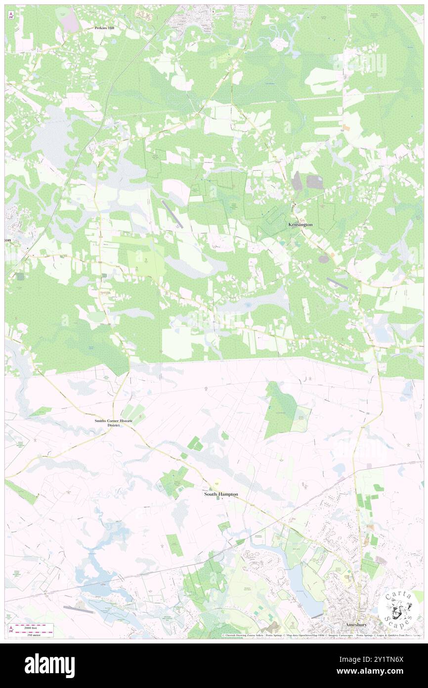 Austin Corners, Rockingham County, USA, Vereinigte Staaten, New Hampshire, n 42 54' 40'', S 70 57' 51'', Karte, Cartascapes Map, veröffentlicht 2024. Erkunden Sie Cartascapes, eine Karte, die die vielfältigen Landschaften, Kulturen und Ökosysteme der Erde enthüllt. Reisen Sie durch Zeit und Raum und entdecken Sie die Verflechtungen der Vergangenheit, Gegenwart und Zukunft unseres Planeten. Stockfoto