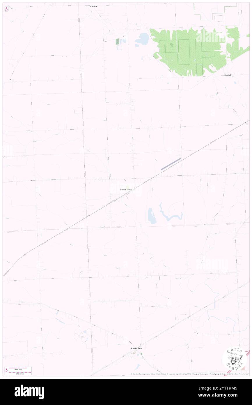 Smiths Creek, Saint Clair County, USA, USA, Michigan, n 42 54' 50''', S 82 36' 13'', Karte, Cartascapes Map, veröffentlicht 2024. Erkunden Sie Cartascapes, eine Karte, die die vielfältigen Landschaften, Kulturen und Ökosysteme der Erde enthüllt. Reisen Sie durch Zeit und Raum und entdecken Sie die Verflechtungen der Vergangenheit, Gegenwart und Zukunft unseres Planeten. Stockfoto