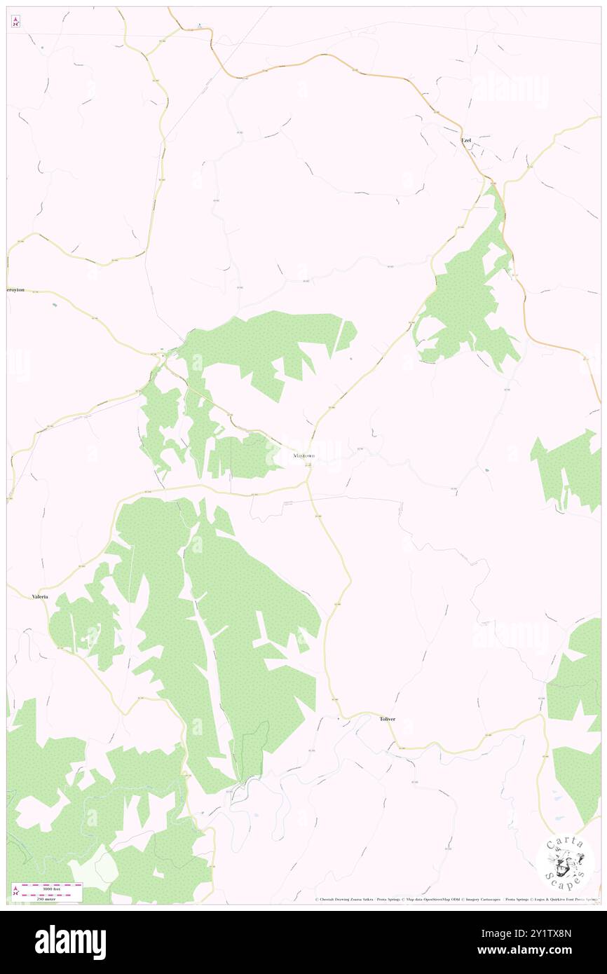 Maytown, Morgan County, USA, USA, Kentucky, n 37 50' 56'', S 83 28' 18'', Karte, Cartascapes Map, veröffentlicht 2024. Erkunden Sie Cartascapes, eine Karte, die die vielfältigen Landschaften, Kulturen und Ökosysteme der Erde enthüllt. Reisen Sie durch Zeit und Raum und entdecken Sie die Verflechtungen der Vergangenheit, Gegenwart und Zukunft unseres Planeten. Stockfoto