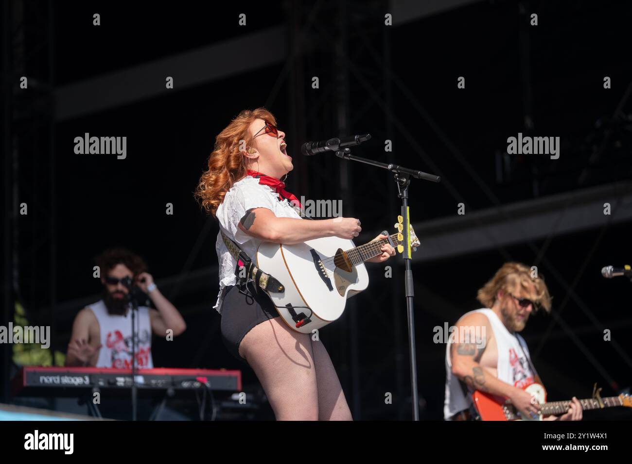 Lollapalooza 2024, Berlin, Deutschland, 7. September 2024, CMAT. Quelle: Colin Darbyshire/Alamy Live News Stockfoto