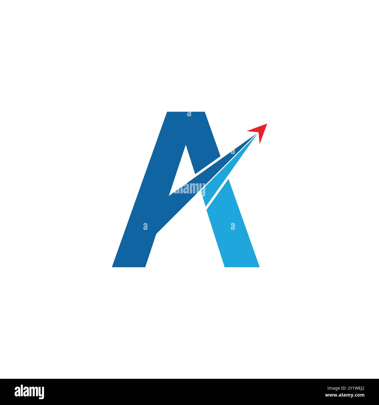 Creative Business Growth Process Letter A Logo Stock Vektor