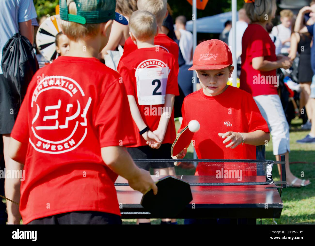 STOCKHOLM, SCHWEDEN - 8. SEPTEMBER 2024: Prinz Oscar von Schweden nimmt am Generation PEP Day Teil. Stockfoto