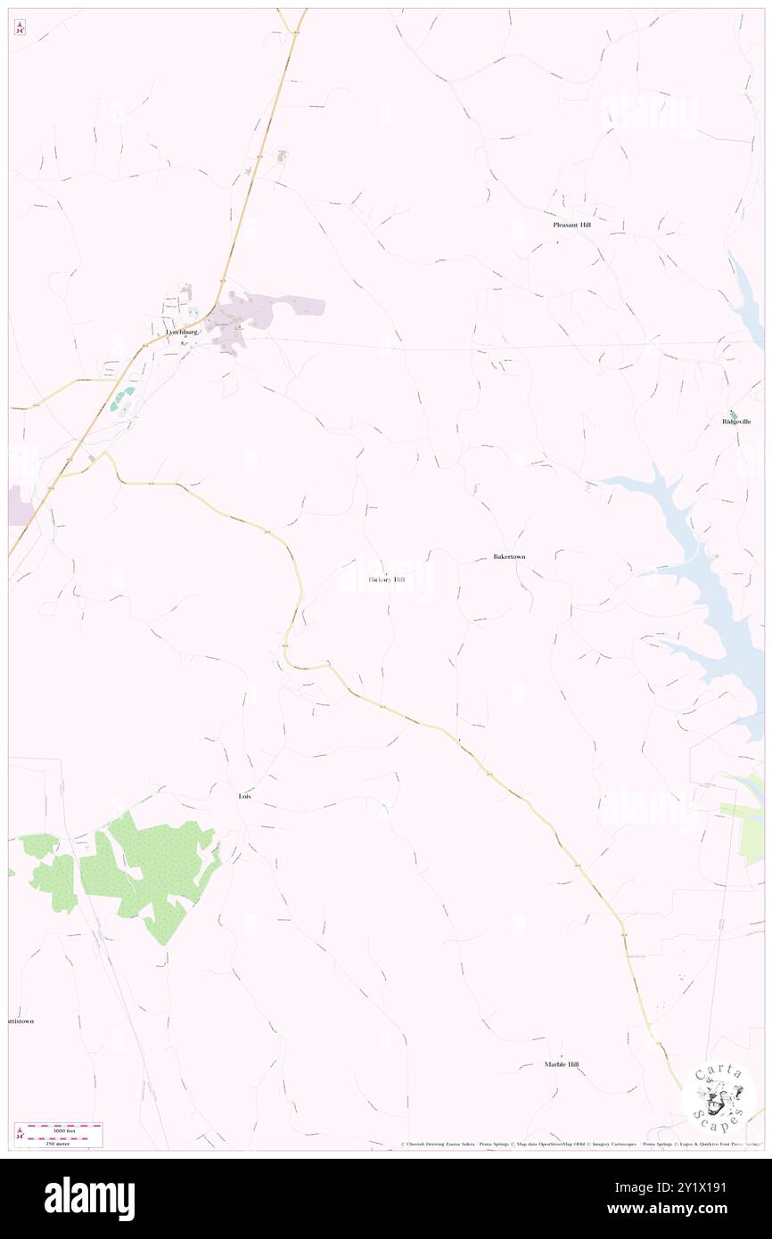 Hickory Hill, Moore County, USA, USA, Tennessee, n 35 15' 22'', S 86 20' 47'', Karte, Cartascapes Map, veröffentlicht 2024. Erkunden Sie Cartascapes, eine Karte, die die vielfältigen Landschaften, Kulturen und Ökosysteme der Erde enthüllt. Reisen Sie durch Zeit und Raum und entdecken Sie die Verflechtungen der Vergangenheit, Gegenwart und Zukunft unseres Planeten. Stockfoto