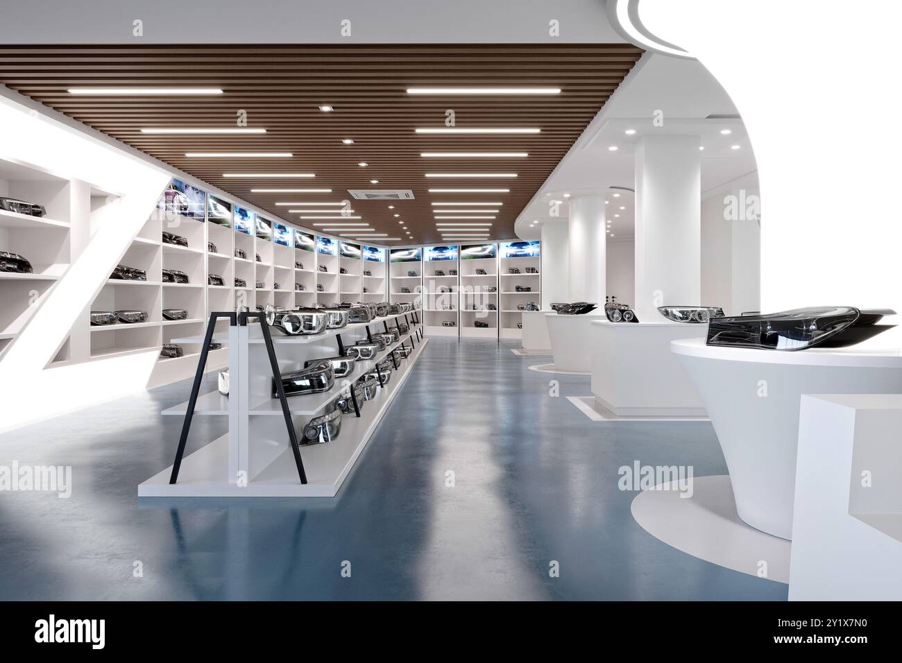 3D-Render von Arbeitsbereich Stockfoto