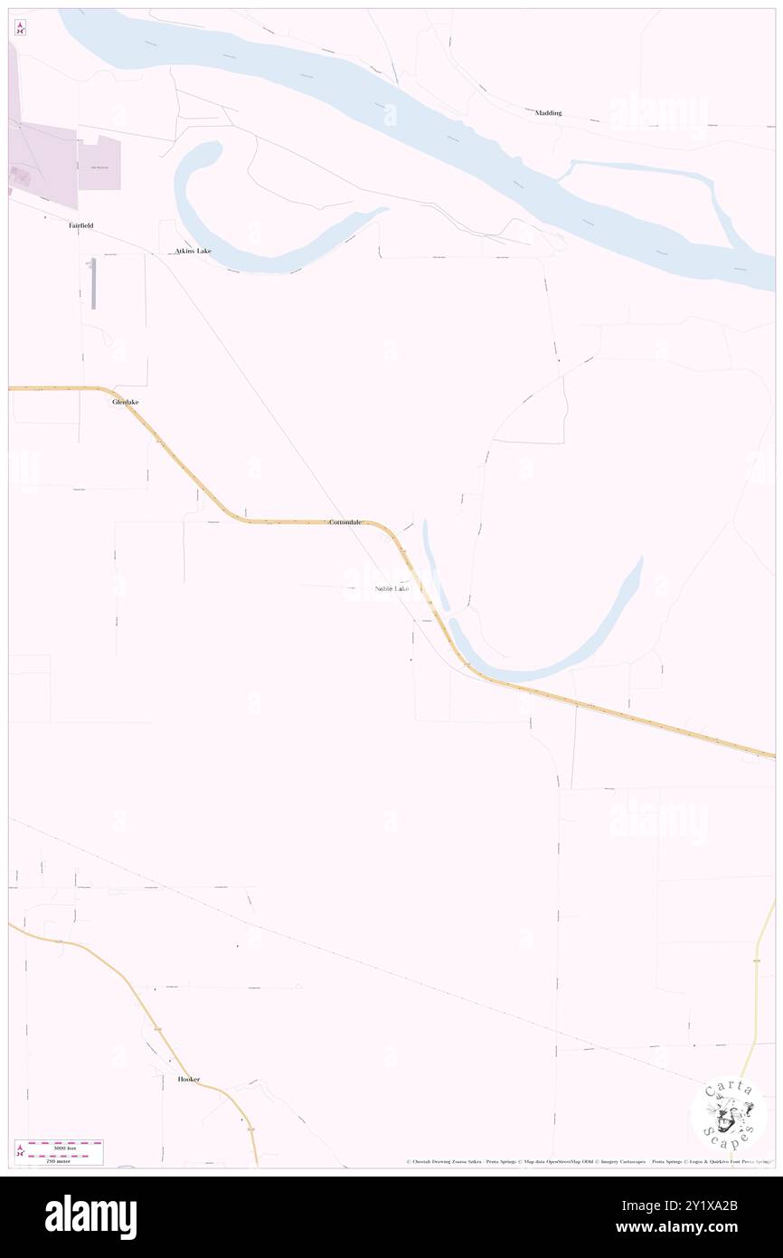 Noble Lake, Jefferson County, USA, USA, Arkansas, n 34 10' 23'', S 91 51' 15'', Karte, Cartascapes Map, veröffentlicht 2024. Erkunden Sie Cartascapes, eine Karte, die die vielfältigen Landschaften, Kulturen und Ökosysteme der Erde enthüllt. Reisen Sie durch Zeit und Raum und entdecken Sie die Verflechtungen der Vergangenheit, Gegenwart und Zukunft unseres Planeten. Stockfoto