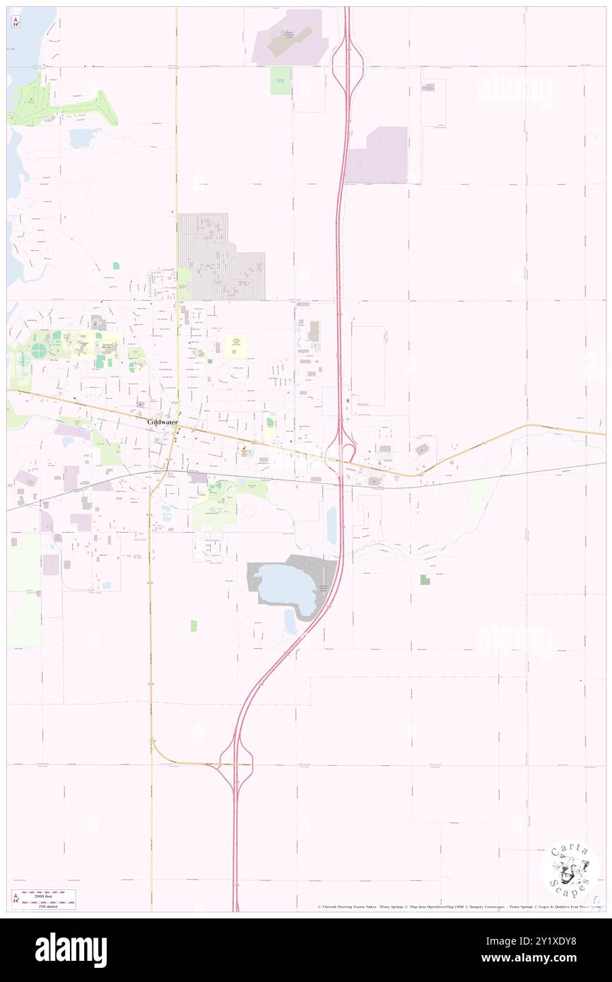 Apollo Eleven Mobile Home Park, Branch County, USA, USA, Michigan, n 41 56' 11'', S 84 58' 44'', Karte, Cartascapes Map, veröffentlicht 2024. Erkunden Sie Cartascapes, eine Karte, die die vielfältigen Landschaften, Kulturen und Ökosysteme der Erde enthüllt. Reisen Sie durch Zeit und Raum und entdecken Sie die Verflechtungen der Vergangenheit, Gegenwart und Zukunft unseres Planeten. Stockfoto