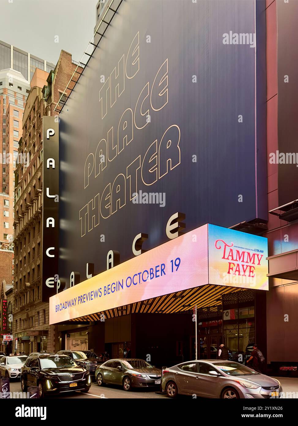 Tammy Faye Musical im Palace Theater am Broadway in Manhattan NYC Stockfoto