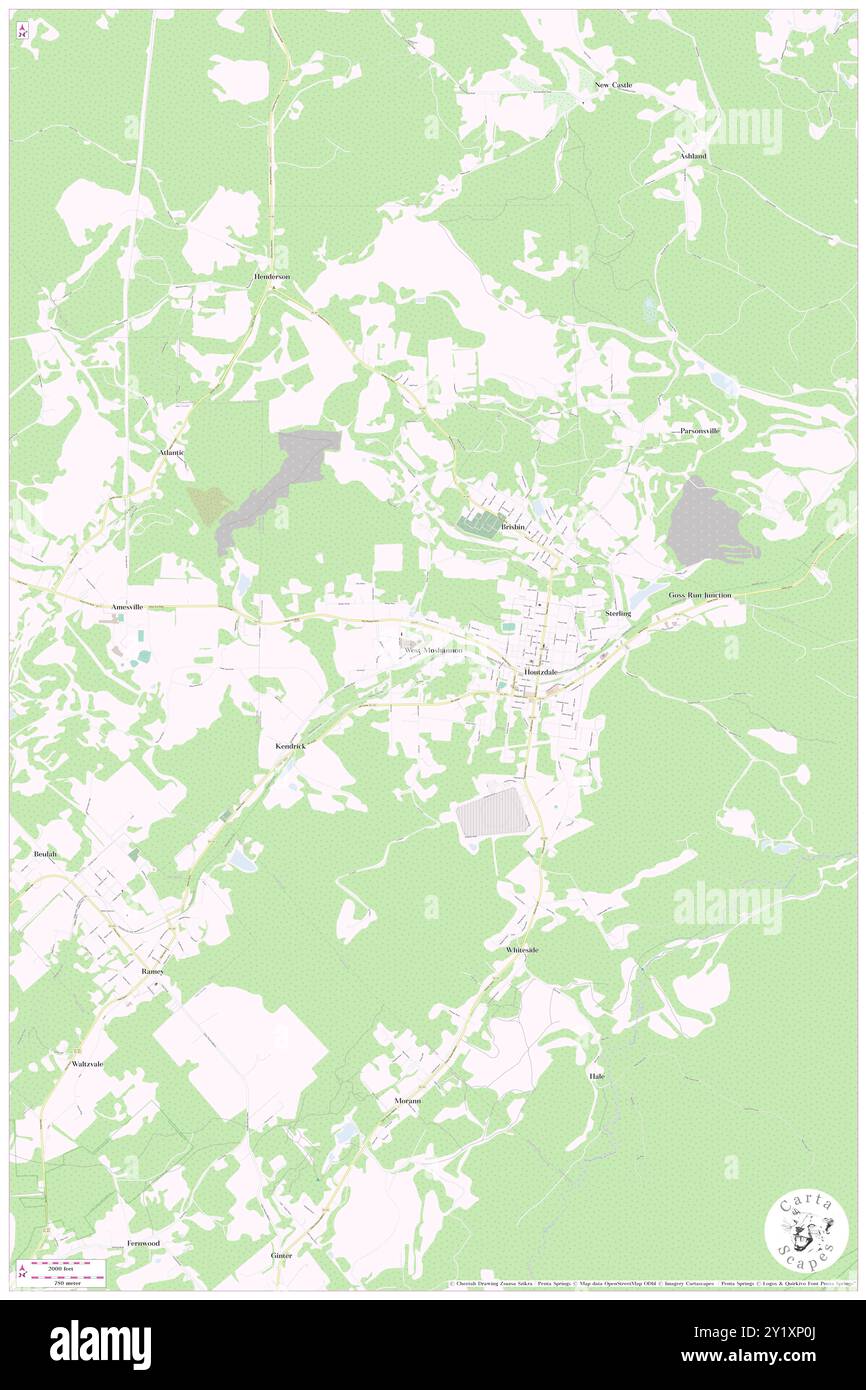 West Moshannon, Clearfield County, USA, USA, Pennsylvania, n 40 49' 37'', S 78 21' 50'', Karte, Cartascapes Map, veröffentlicht 2024. Erkunden Sie Cartascapes, eine Karte, die die vielfältigen Landschaften, Kulturen und Ökosysteme der Erde enthüllt. Reisen Sie durch Zeit und Raum und entdecken Sie die Verflechtungen der Vergangenheit, Gegenwart und Zukunft unseres Planeten. Stockfoto