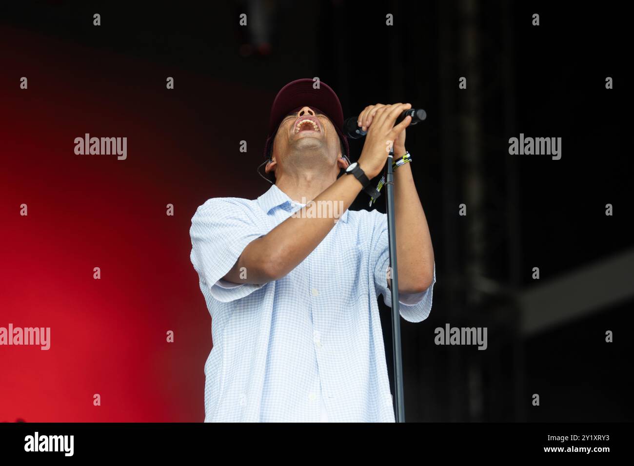 Lollapalooza 2024, Berlin, Deutschland, 7. September 2024, Loyle Carner. Quelle: Colin Darbyshire/Alamy Live News Stockfoto