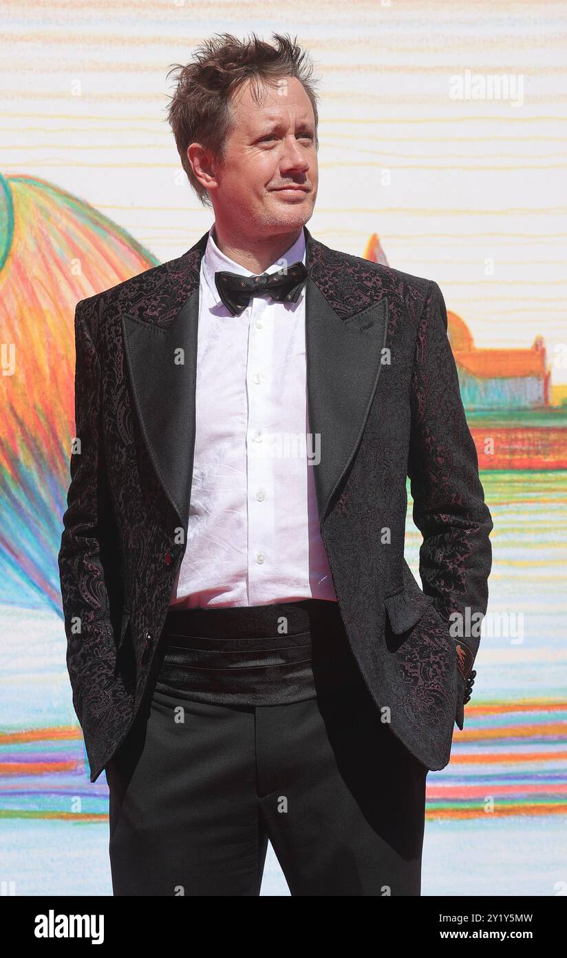 VENEDIG, ITALIEN – 7. SEPTEMBER: Chad Lindberg nimmt während des 81. Internationalen Films von Venedig den roten Teppich „Horizon: An American Saga – Chapter 2“ auf Stockfoto