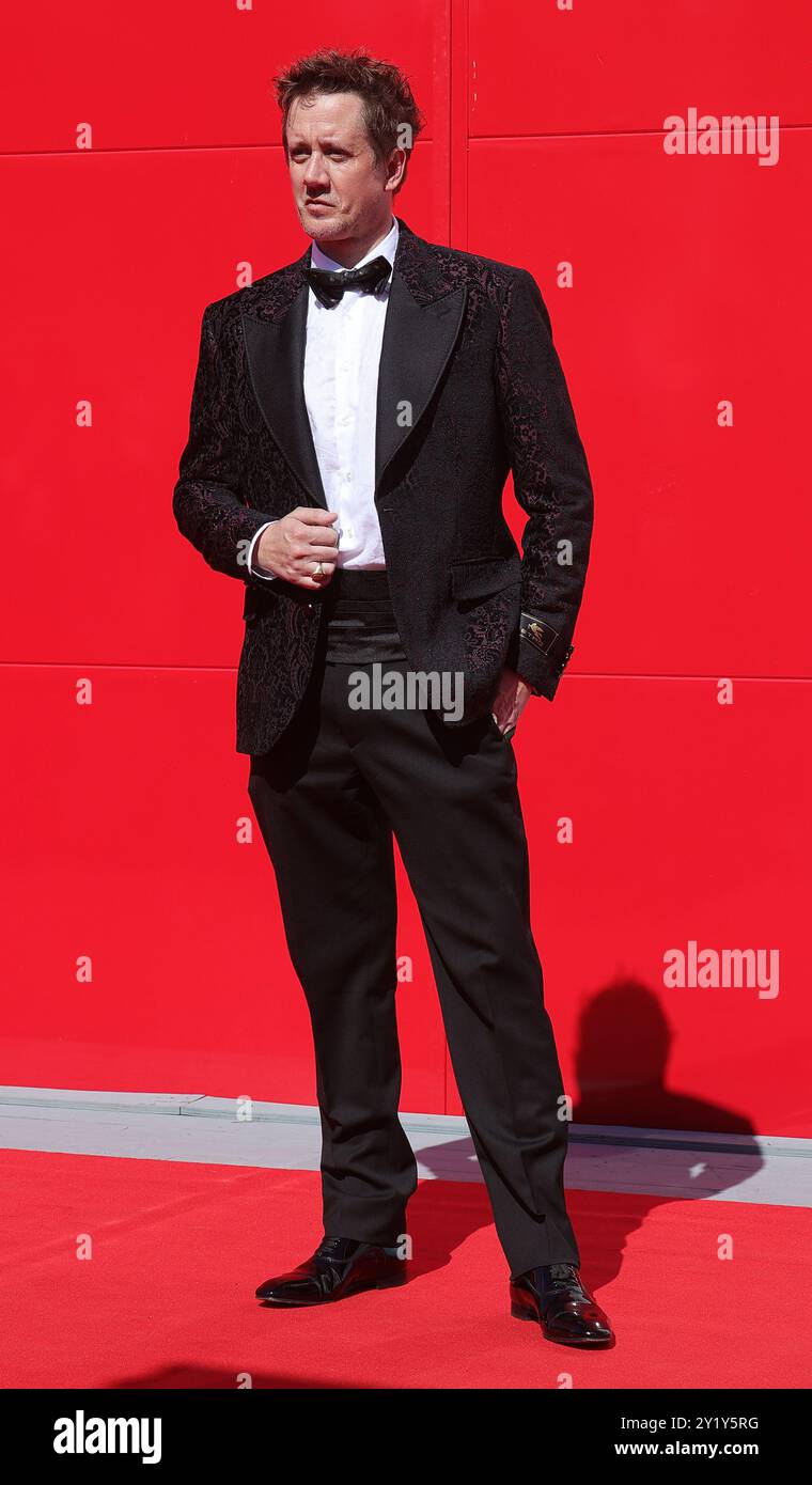 VENEDIG, ITALIEN – 7. SEPTEMBER: Chad Lindberg nimmt während des 81. Internationalen Films von Venedig den roten Teppich „Horizon: An American Saga – Chapter 2“ auf Stockfoto