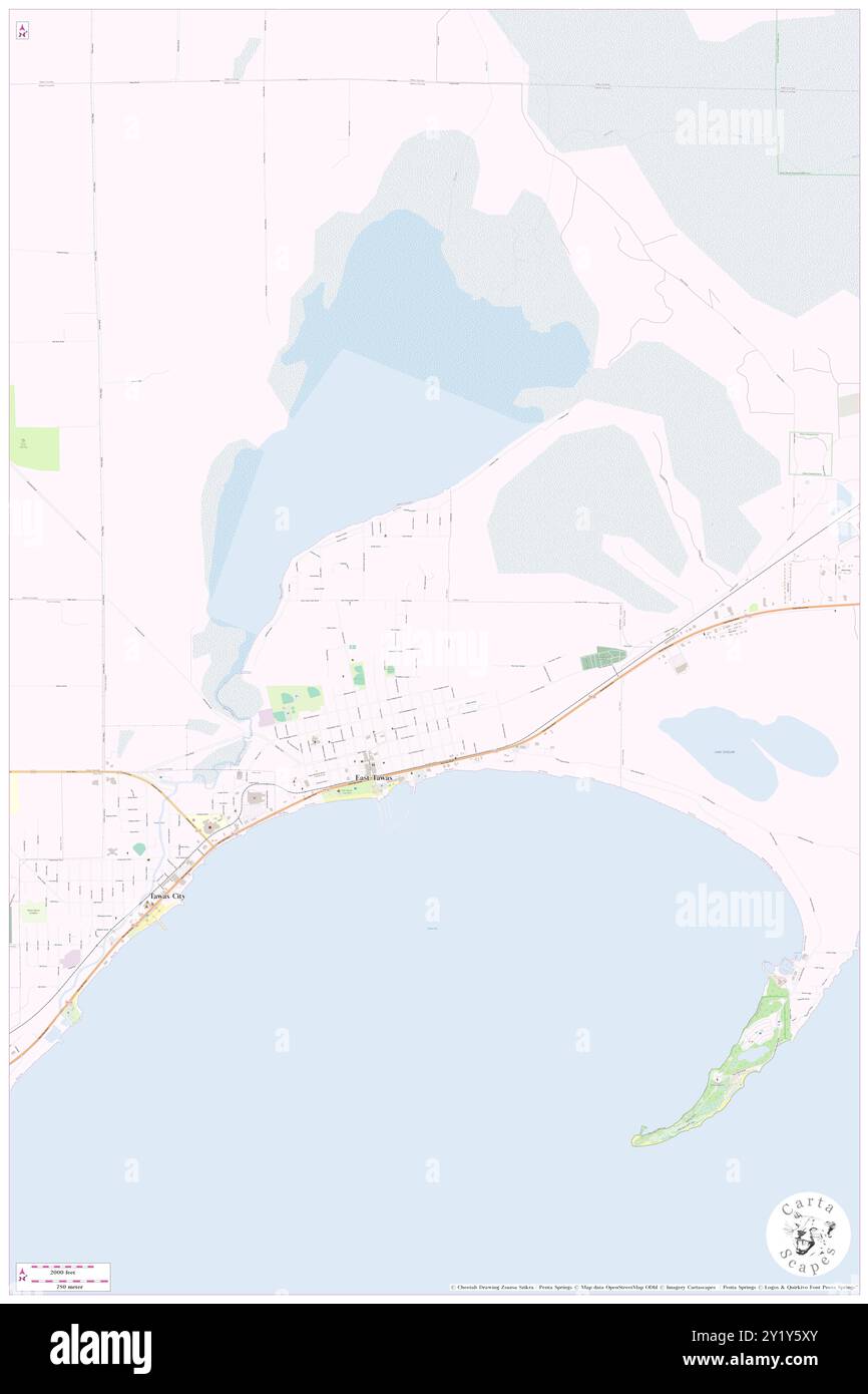 East Tawas, IOSCO County, USA, Vereinigte Staaten, Michigan, n 44 16' 46''', S 83 29' 24'', Karte, Cartascapes Map 2024 veröffentlicht. Erkunden Sie Cartascapes, eine Karte, die die vielfältigen Landschaften, Kulturen und Ökosysteme der Erde enthüllt. Reisen Sie durch Zeit und Raum und entdecken Sie die Verflechtungen der Vergangenheit, Gegenwart und Zukunft unseres Planeten. Stockfoto