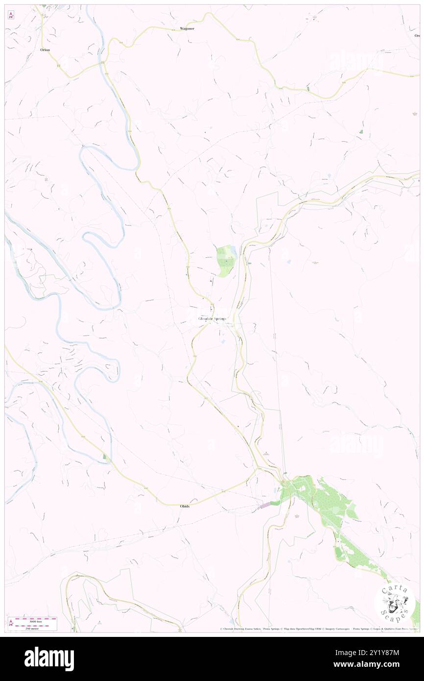 Glendale Springs, Ashe County, USA, Vereinigte Staaten, North Carolina, n 36 20' 42'', S 81 22' 49'', Karte, Cartascapes Map, veröffentlicht 2024. Erkunden Sie Cartascapes, eine Karte, die die vielfältigen Landschaften, Kulturen und Ökosysteme der Erde enthüllt. Reisen Sie durch Zeit und Raum und entdecken Sie die Verflechtungen der Vergangenheit, Gegenwart und Zukunft unseres Planeten. Stockfoto