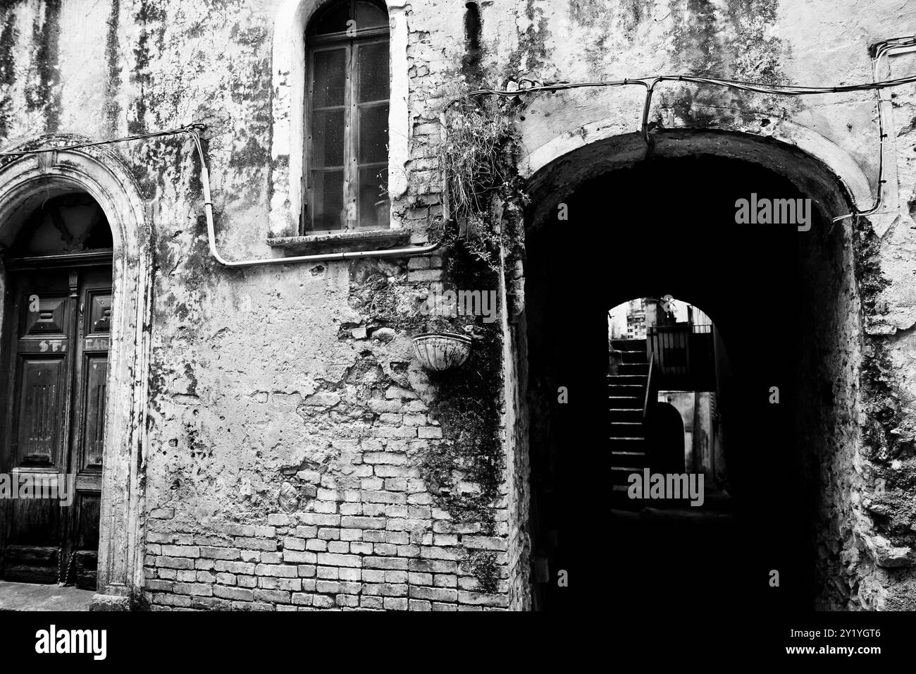 Lentiscosa, das alte Dorf, Salerno, Kampanien, Italien Stockfoto