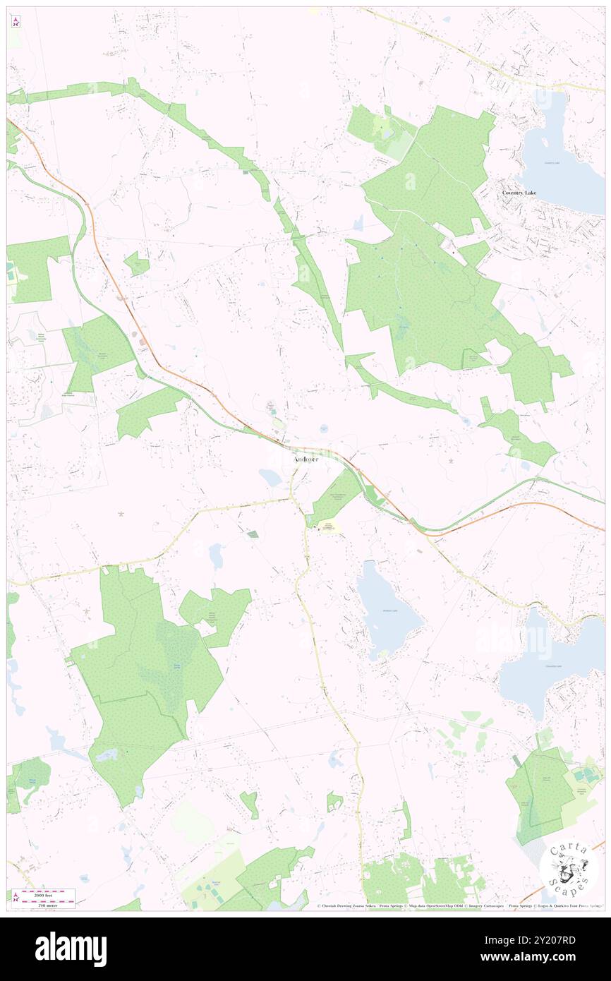 Andover, Tolland County, USA, Vereinigte Staaten, Connecticut, n 41 44' 14'', S 72 22' 13'', Karte, Cartascapes Map, veröffentlicht 2024. Erkunden Sie Cartascapes, eine Karte, die die vielfältigen Landschaften, Kulturen und Ökosysteme der Erde enthüllt. Reisen Sie durch Zeit und Raum und entdecken Sie die Verflechtungen der Vergangenheit, Gegenwart und Zukunft unseres Planeten. Stockfoto