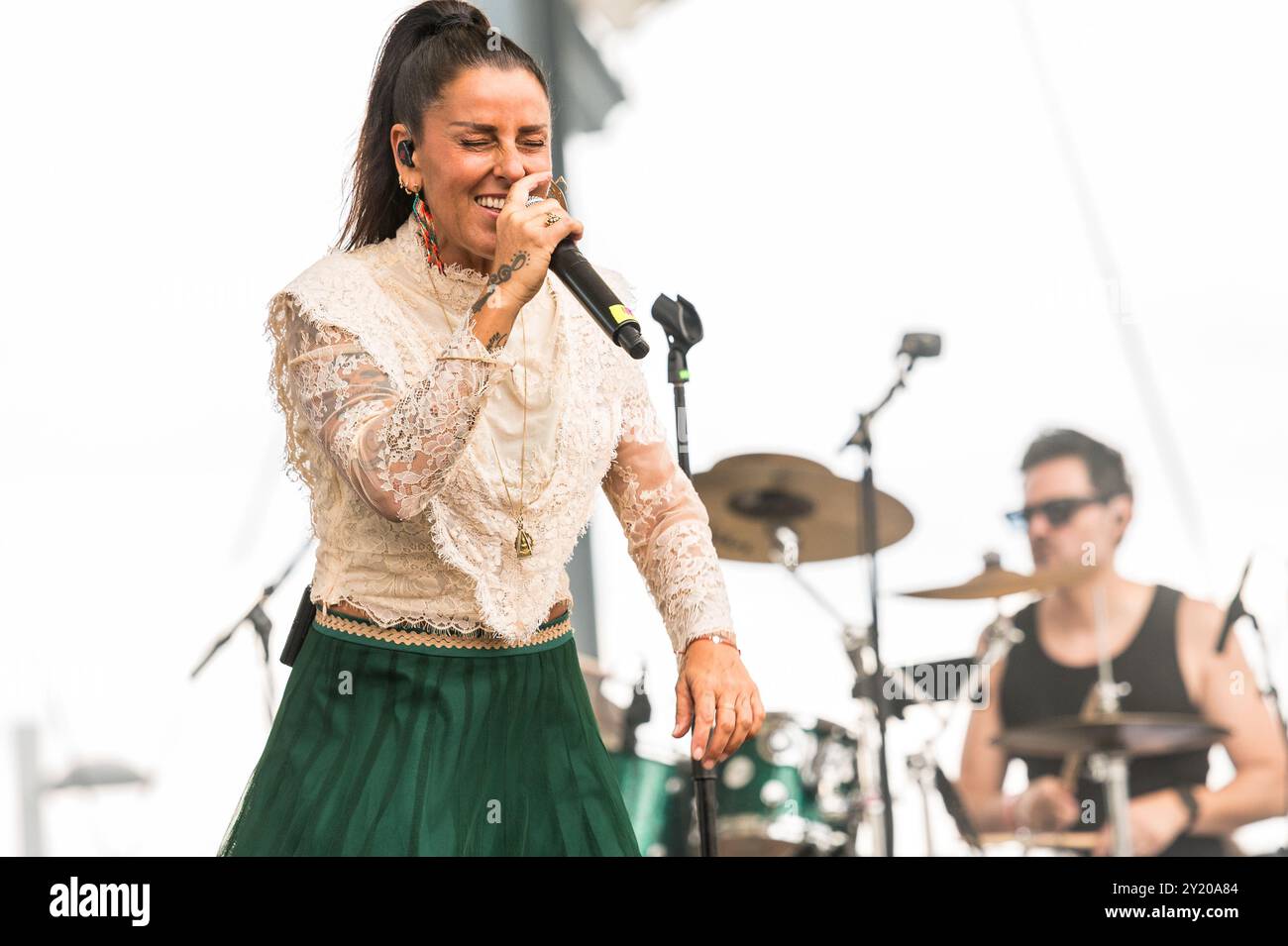 Festival Vive Latino España, tercera edición, celebrado en Zaragoza los días 6 y 7 de septiembre de 2024. Stockfoto