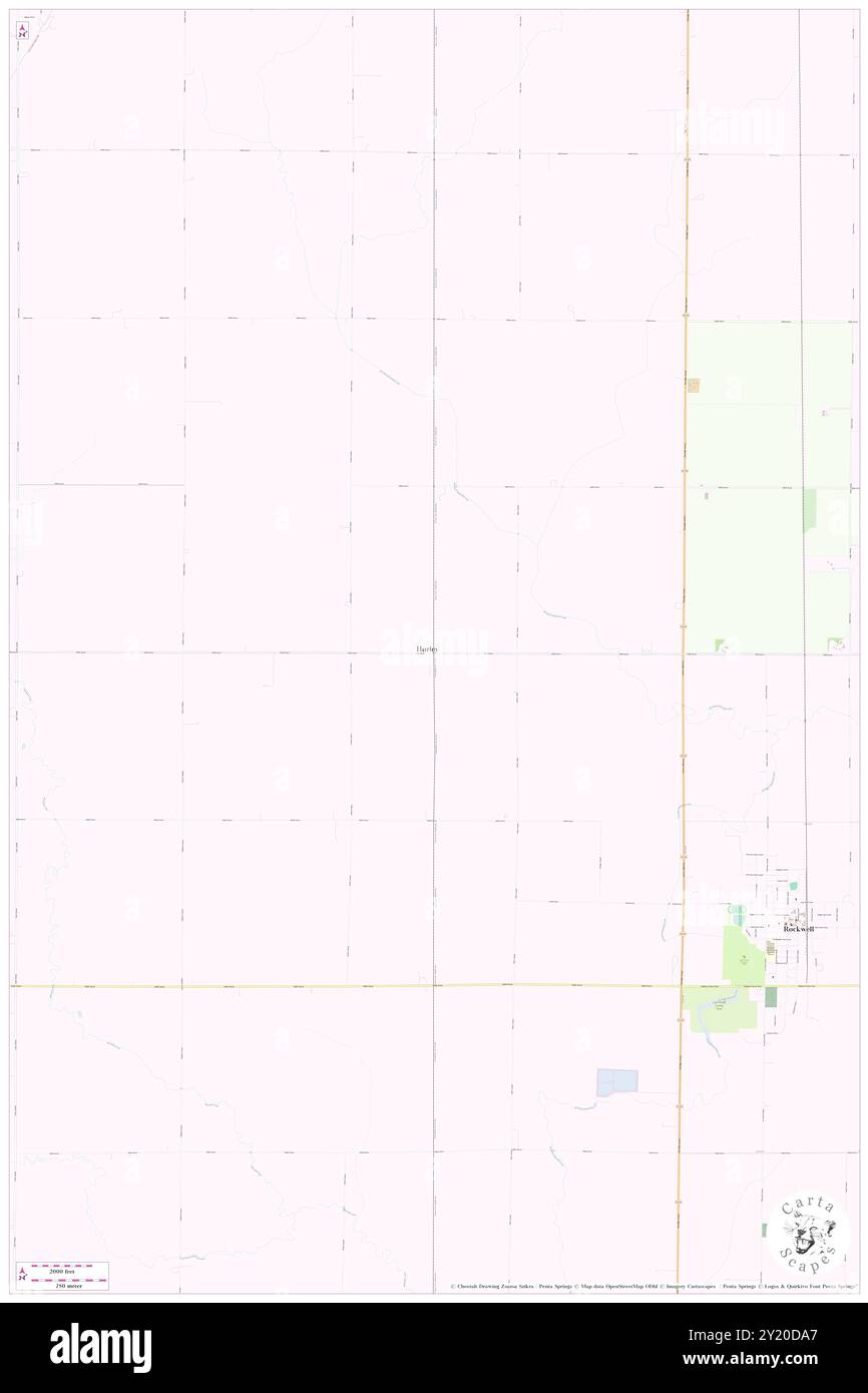 Hurley, Cerro Gordo County, USA, USA, Iowa, n 43 0' 32'', S 93 13' 52'', Karte, Cartascapes Map, veröffentlicht 2024. Erkunden Sie Cartascapes, eine Karte, die die vielfältigen Landschaften, Kulturen und Ökosysteme der Erde enthüllt. Reisen Sie durch Zeit und Raum und entdecken Sie die Verflechtungen der Vergangenheit, Gegenwart und Zukunft unseres Planeten. Stockfoto