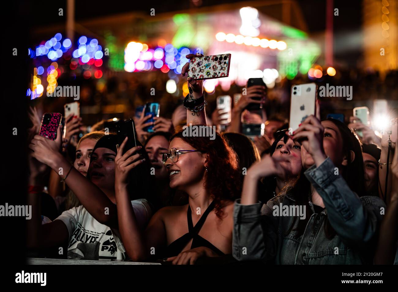 Festival Vive Latino España, tercera edición, celebrado en Zaragoza los días 6 y 7 de septiembre de 2024. Stockfoto