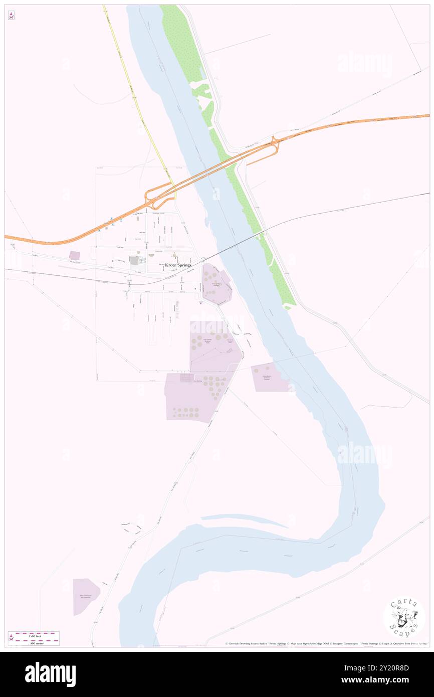 Krotz Springs, Saint Landry Parish, USA, USA, Louisiana, n 30 32' 12'', S 91 45' 10'', Karte, Cartascapes Map, veröffentlicht 2024. Erkunden Sie Cartascapes, eine Karte, die die vielfältigen Landschaften, Kulturen und Ökosysteme der Erde enthüllt. Reisen Sie durch Zeit und Raum und entdecken Sie die Verflechtungen der Vergangenheit, Gegenwart und Zukunft unseres Planeten. Stockfoto