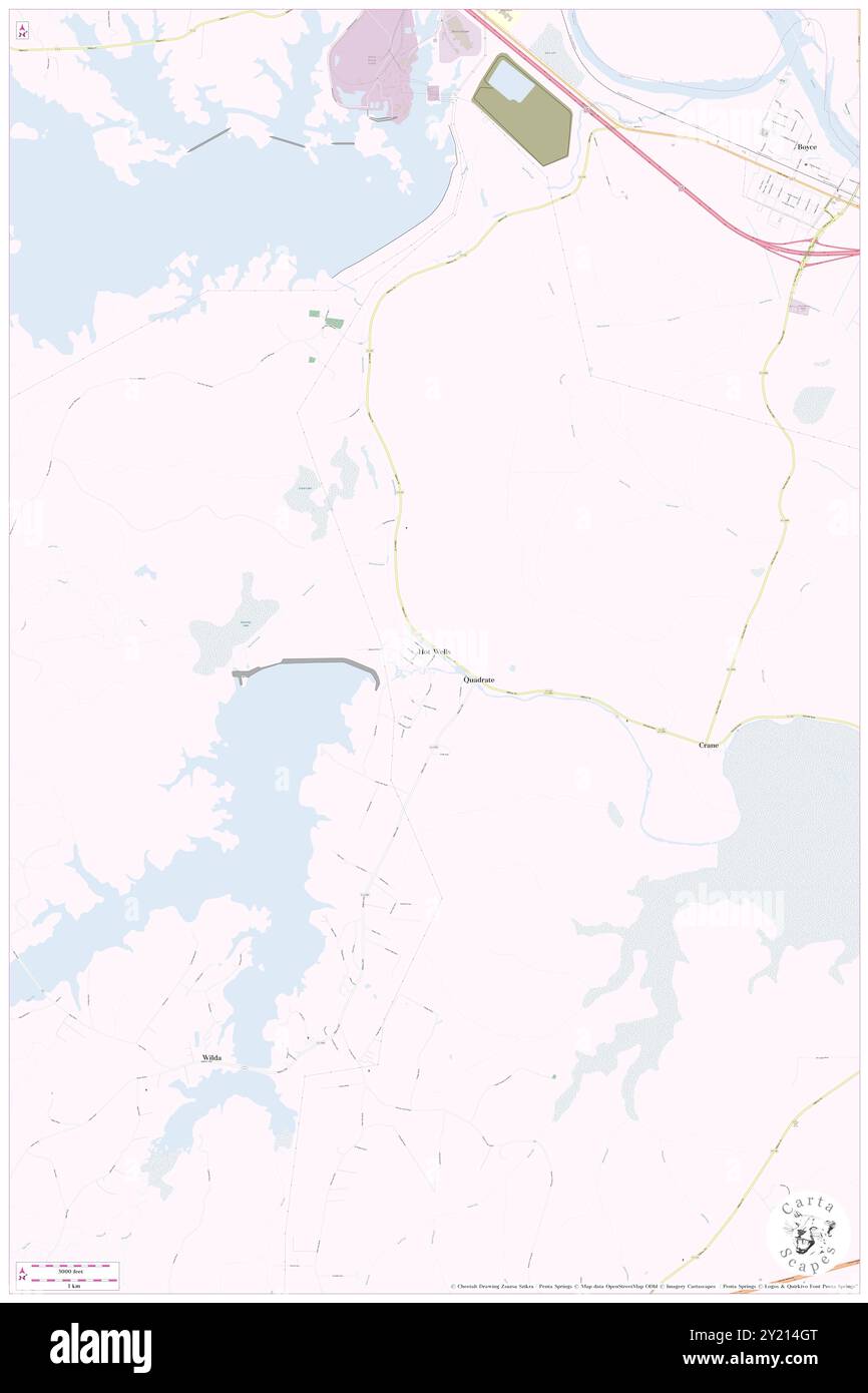 Hot Wells, Rapides Parish, USA, USA, Louisiana, n 31 20' 21''', S 92 42' 48'', Karte, Karte, Kartenausgabe 2024. Erkunden Sie Cartascapes, eine Karte, die die vielfältigen Landschaften, Kulturen und Ökosysteme der Erde enthüllt. Reisen Sie durch Zeit und Raum und entdecken Sie die Verflechtungen der Vergangenheit, Gegenwart und Zukunft unseres Planeten. Stockfoto