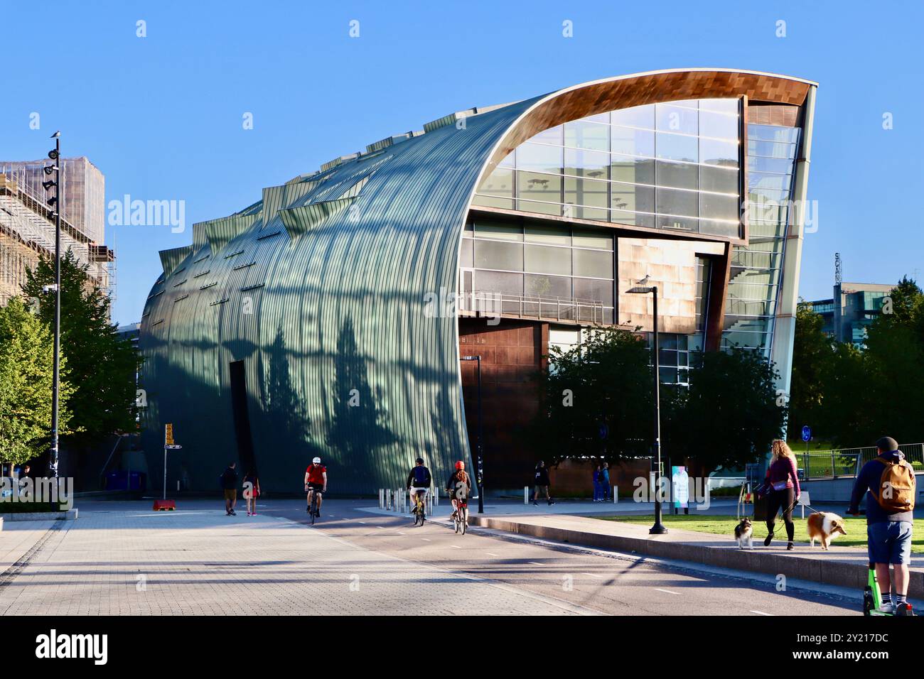 Museum für zeitgenössische Kunst Kiasma in Helsinki, Finnland, August 2024 Stockfoto