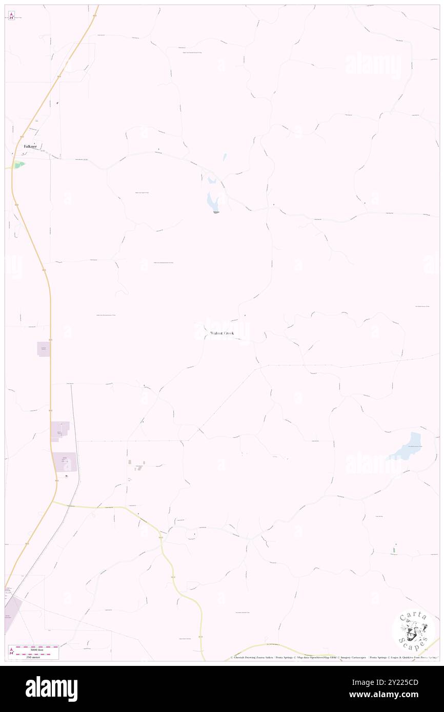 Walnut Creek, Tippah County, USA, USA, Mississippi, n 34 48' 23'', S 88 53' 23'', Karte, Cartascapes Map, veröffentlicht 2024. Erkunden Sie Cartascapes, eine Karte, die die vielfältigen Landschaften, Kulturen und Ökosysteme der Erde enthüllt. Reisen Sie durch Zeit und Raum und entdecken Sie die Verflechtungen der Vergangenheit, Gegenwart und Zukunft unseres Planeten. Stockfoto