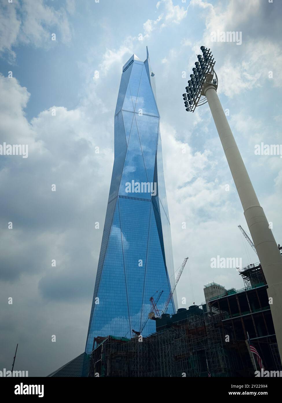 Kuala Lumpur, Malaysia - 31. August 2024: Merdeka 118 Gebäude in Kuala Lumpur, gedreht aus dem Stadion Merdeka. Stockfoto