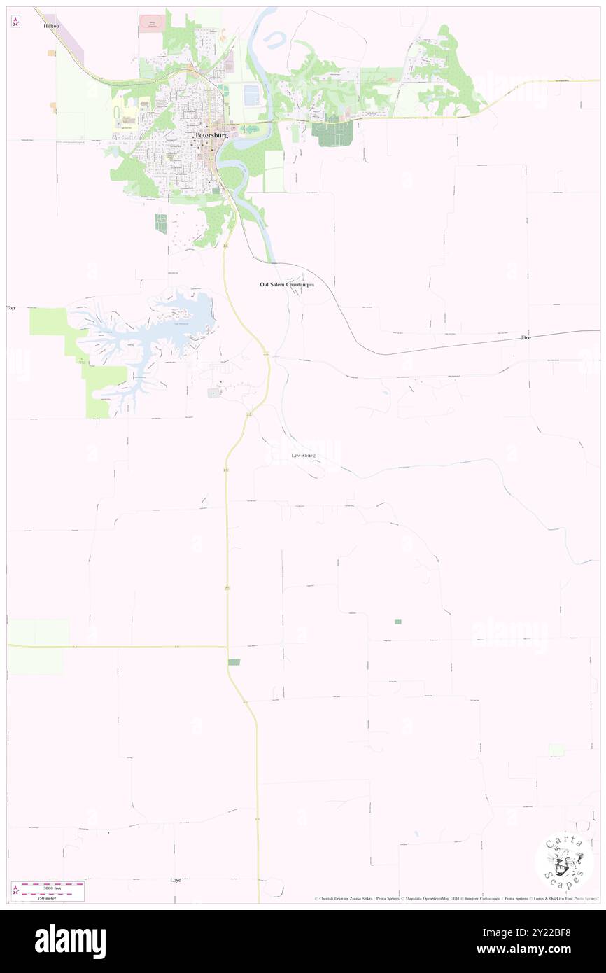 Lewisburg, Menard County, USA, USA, Illinois, n 39 58' 12'', S 89 49' 57'', Karte, Cartascapes Map, veröffentlicht 2024. Erkunden Sie Cartascapes, eine Karte, die die vielfältigen Landschaften, Kulturen und Ökosysteme der Erde enthüllt. Reisen Sie durch Zeit und Raum und entdecken Sie die Verflechtungen der Vergangenheit, Gegenwart und Zukunft unseres Planeten. Stockfoto