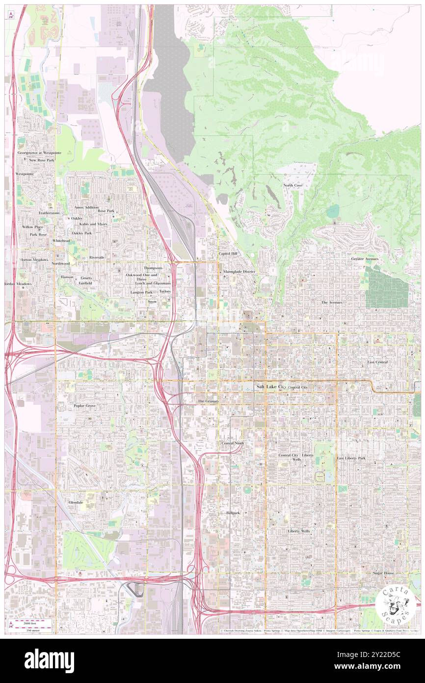 214 North Temple Condominium, Salt Lake County, USA, Vereinigte Staaten, Utah, n 40 46' 18'', S 111 54' 3'', Karte, Cartascapes Map, veröffentlicht 2024. Erkunden Sie Cartascapes, eine Karte, die die vielfältigen Landschaften, Kulturen und Ökosysteme der Erde enthüllt. Reisen Sie durch Zeit und Raum und entdecken Sie die Verflechtungen der Vergangenheit, Gegenwart und Zukunft unseres Planeten. Stockfoto