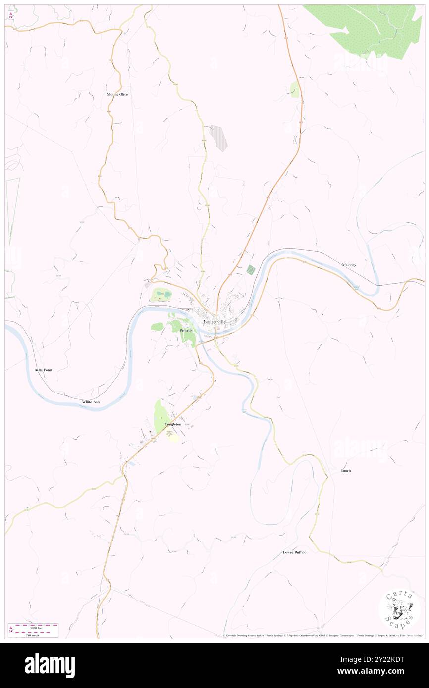 Beattyville, Lee County, USA, USA, Kentucky, n 37 34' 18'', S 83 42' 24'', Karte, Cartascapes Map, veröffentlicht 2024. Erkunden Sie Cartascapes, eine Karte, die die vielfältigen Landschaften, Kulturen und Ökosysteme der Erde enthüllt. Reisen Sie durch Zeit und Raum und entdecken Sie die Verflechtungen der Vergangenheit, Gegenwart und Zukunft unseres Planeten. Stockfoto