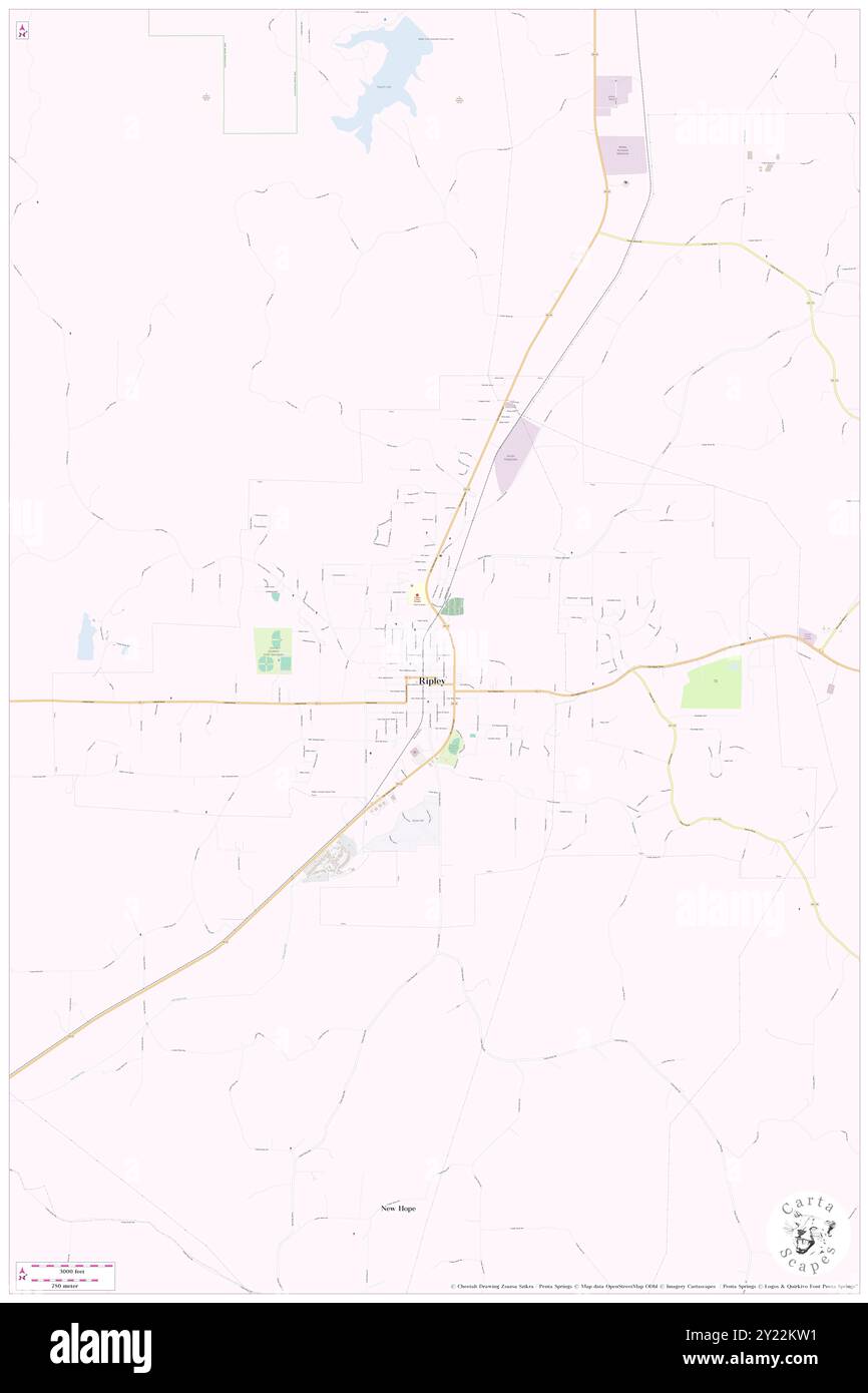 Ripley, Tippah County, USA, USA, Mississippi, n 34 43' 47''', S 88 57' 2'', Karte, Cartascapes Map, veröffentlicht 2024. Erkunden Sie Cartascapes, eine Karte, die die vielfältigen Landschaften, Kulturen und Ökosysteme der Erde enthüllt. Reisen Sie durch Zeit und Raum und entdecken Sie die Verflechtungen der Vergangenheit, Gegenwart und Zukunft unseres Planeten. Stockfoto