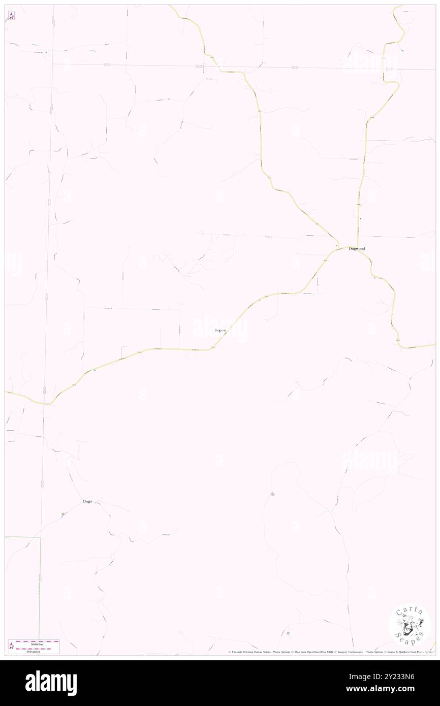 Depew, Douglas County, USA, USA, Missouri, n 37 1' 21'', S 92 51' 46'', Karte, Karte, Karte von Cartascapes Map, veröffentlicht 2024. Erkunden Sie Cartascapes, eine Karte, die die vielfältigen Landschaften, Kulturen und Ökosysteme der Erde enthüllt. Reisen Sie durch Zeit und Raum und entdecken Sie die Verflechtungen der Vergangenheit, Gegenwart und Zukunft unseres Planeten. Stockfoto