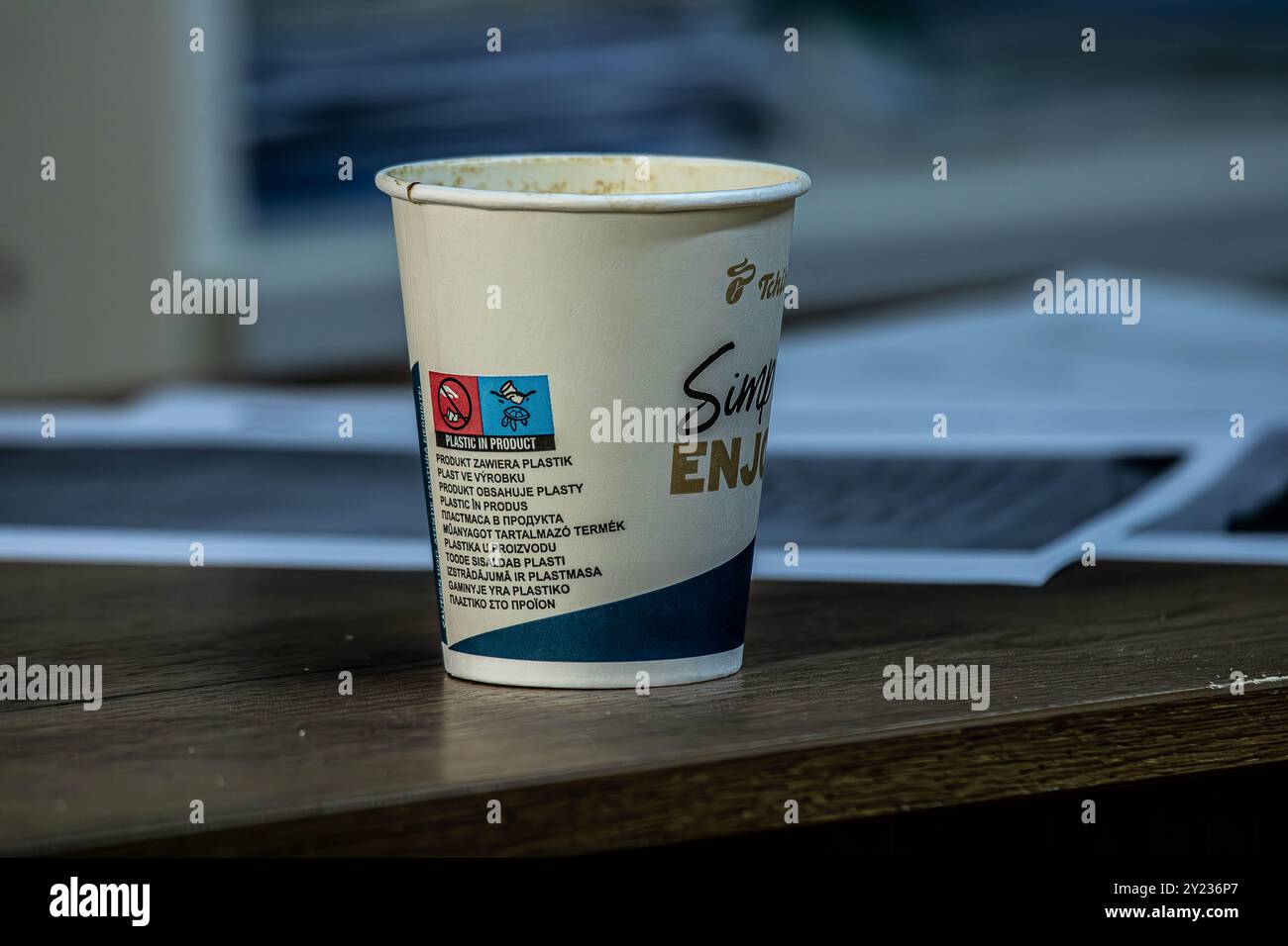 Beispiel für ein Foto mit ausgezeichnetem Bokeh Stockfoto