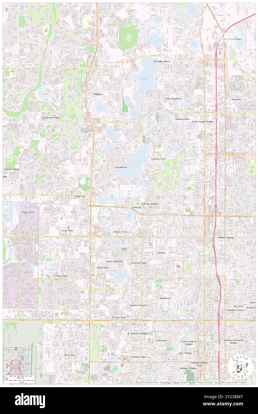 Kimberly Lane, Hillsborough County, USA, Vereinigte Staaten, Florida, n 28 2' 26'', S 82 29' 22'', Karte, Cartascapes Map, veröffentlicht 2024. Erkunden Sie Cartascapes, eine Karte, die die vielfältigen Landschaften, Kulturen und Ökosysteme der Erde enthüllt. Reisen Sie durch Zeit und Raum und entdecken Sie die Verflechtungen der Vergangenheit, Gegenwart und Zukunft unseres Planeten. Stockfoto