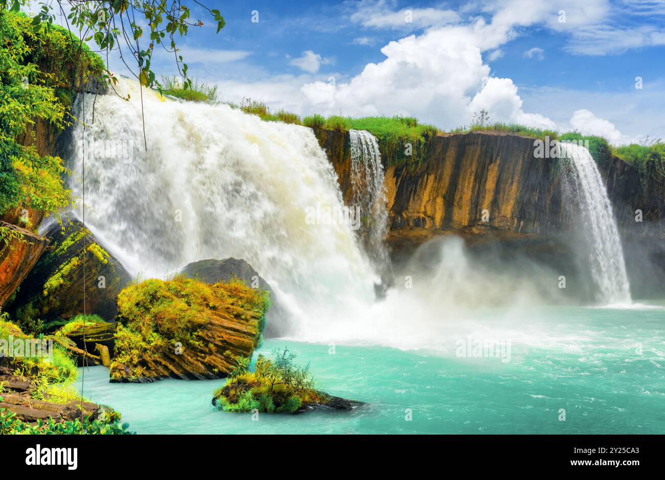 Der Wasserfall Dray nur, Provinz Dak Lak in Vietnam Stockfoto