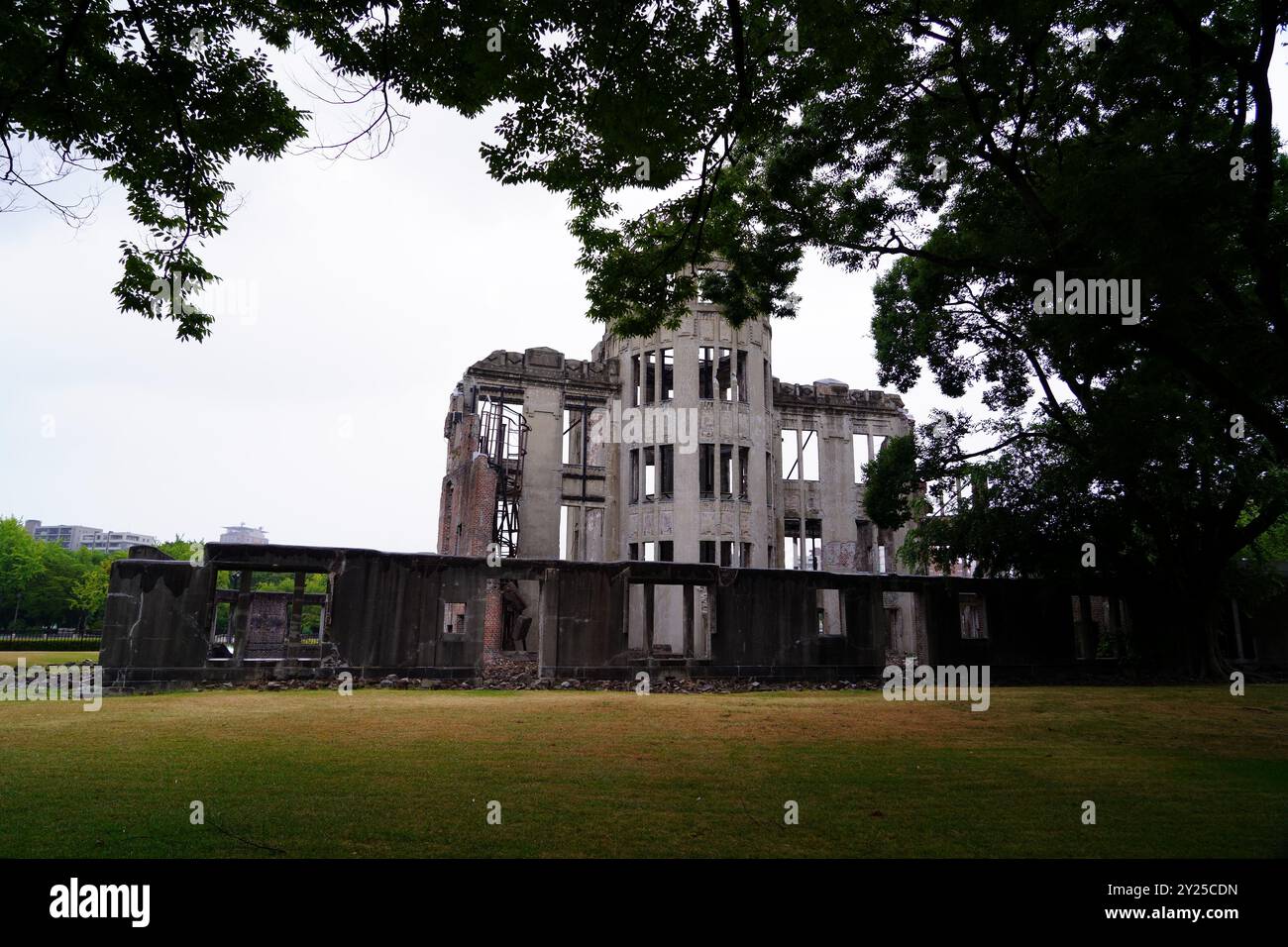 Die Stadt Hiroshima und die nukleare Tragödie Stockfoto