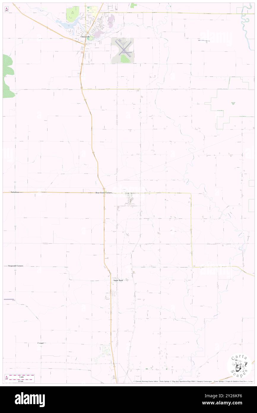 Bear Creek, Outagamie County, USA, USA, Wisconsin, n 44 31' 52'', S 88 43' 35'', Karte, Cartascapes Map, veröffentlicht 2024. Erkunden Sie Cartascapes, eine Karte, die die vielfältigen Landschaften, Kulturen und Ökosysteme der Erde enthüllt. Reisen Sie durch Zeit und Raum und entdecken Sie die Verflechtungen der Vergangenheit, Gegenwart und Zukunft unseres Planeten. Stockfoto