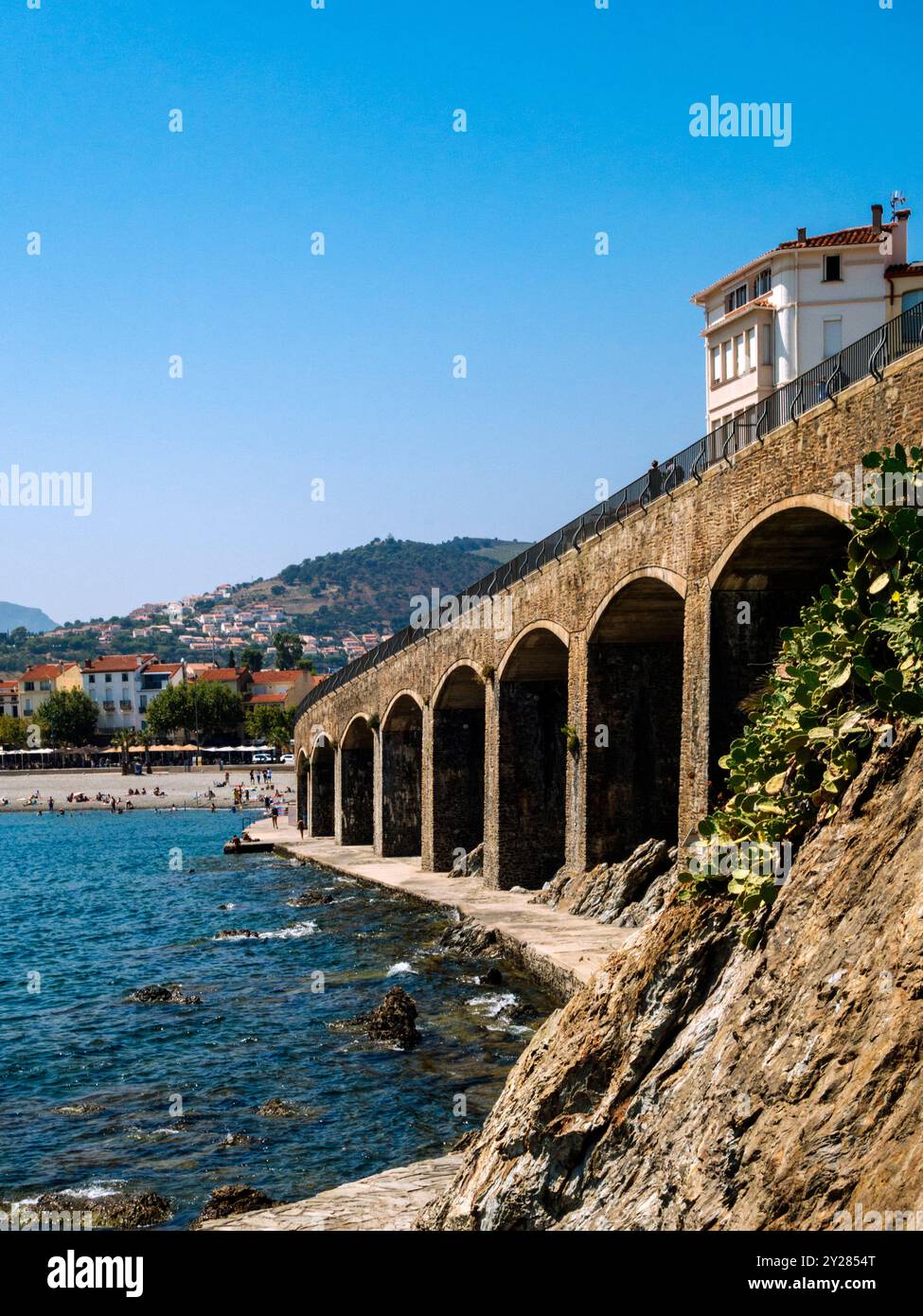 Banyuls-sur-Mer in Südfrankreich Stockfoto