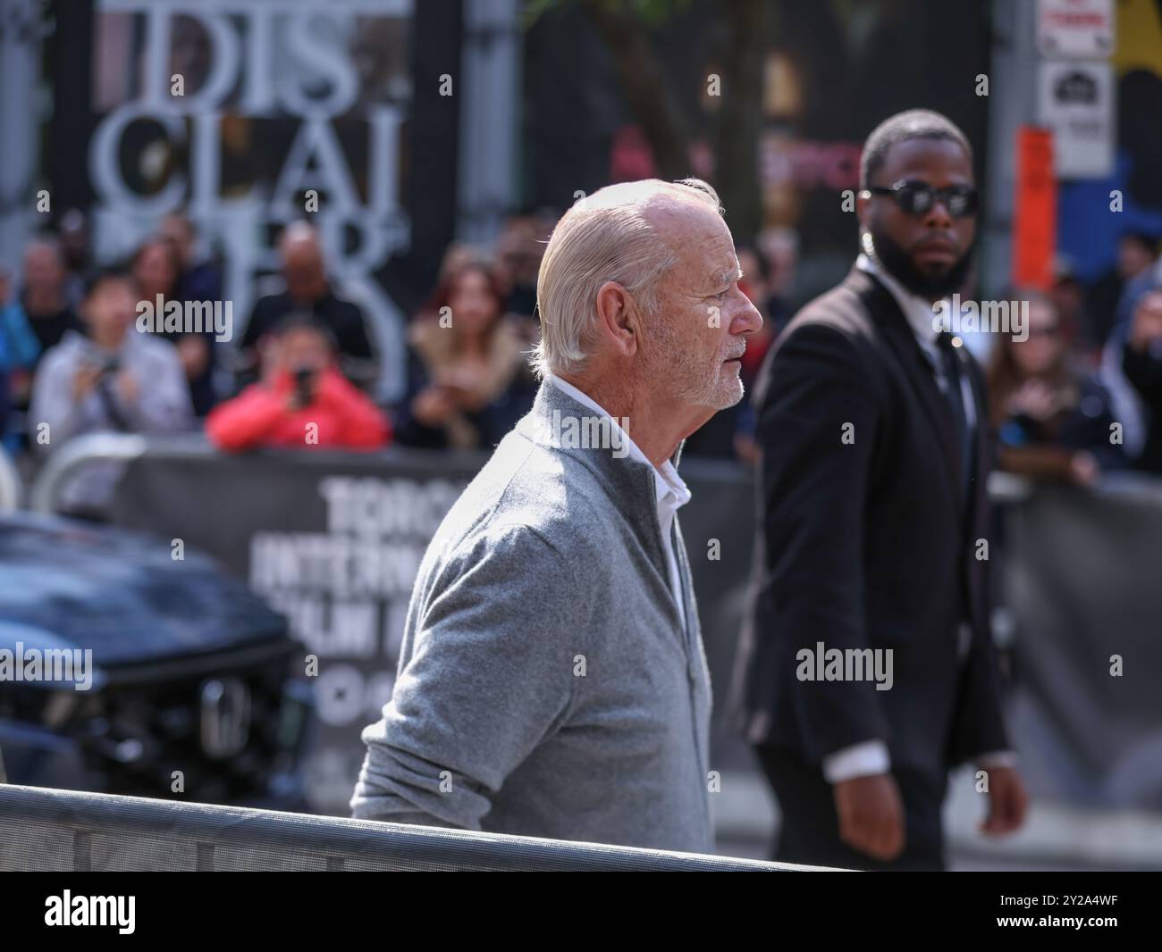 Toronto, Kanada. September 2024. Bill Murray kommt für den roten Teppich beim Toronto International Film Festival für den Film „Riff Riff“ Special Event im VISA-VORFÜHRRAUM DES PRINCESS OF WALES THEATRE 9. September 2024 Credit: Sharon Dobson/Alamy Live News Stockfoto